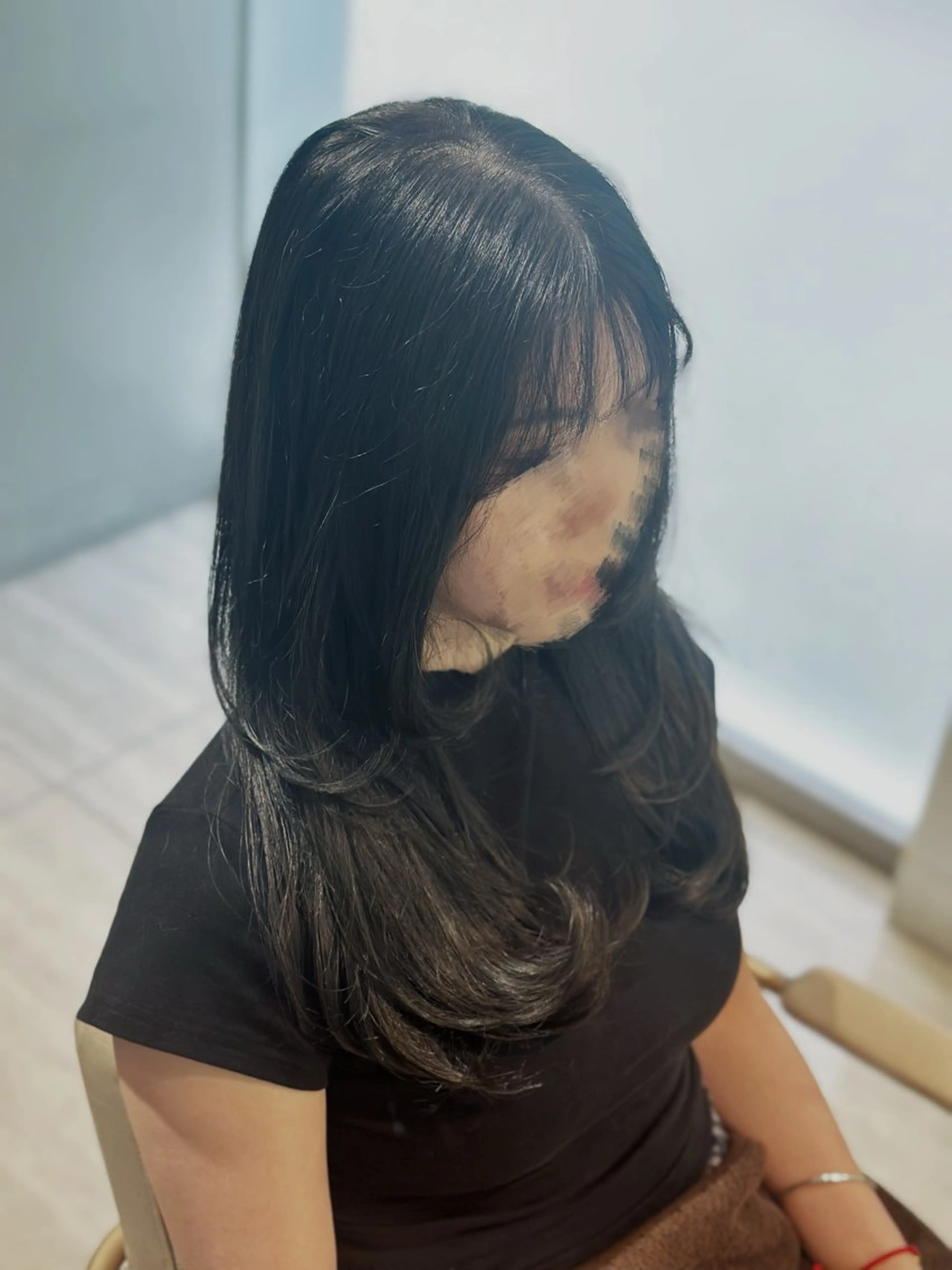 ロング カラー グレージュ オリーブグレージュ オリーブグレー 髪質改善/韓国ヘア /natsuki🧸のヘアスタイル