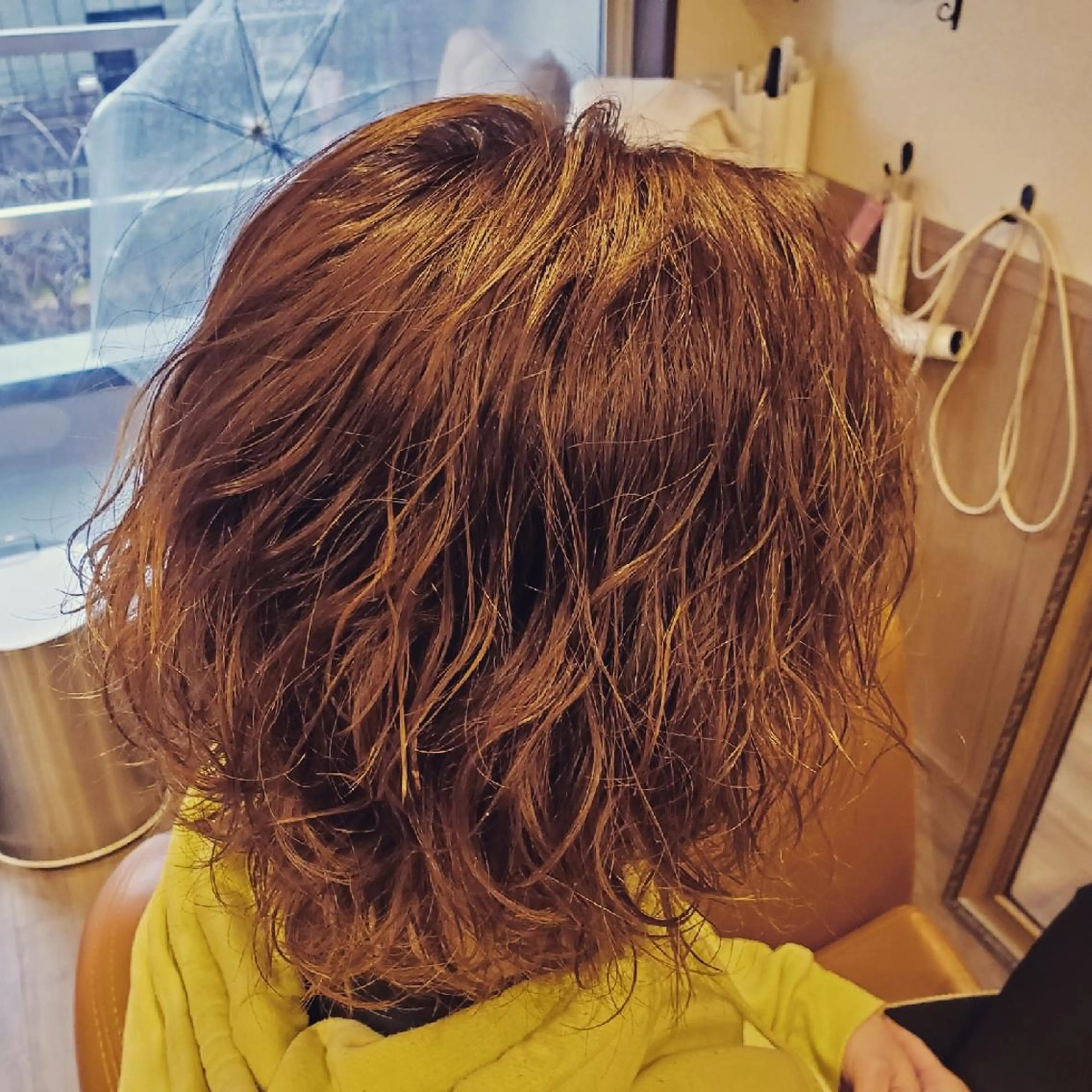 ショート パーマ 外国人風カラー カット パーマ spa hair ark 富井直美のヘアスタイル