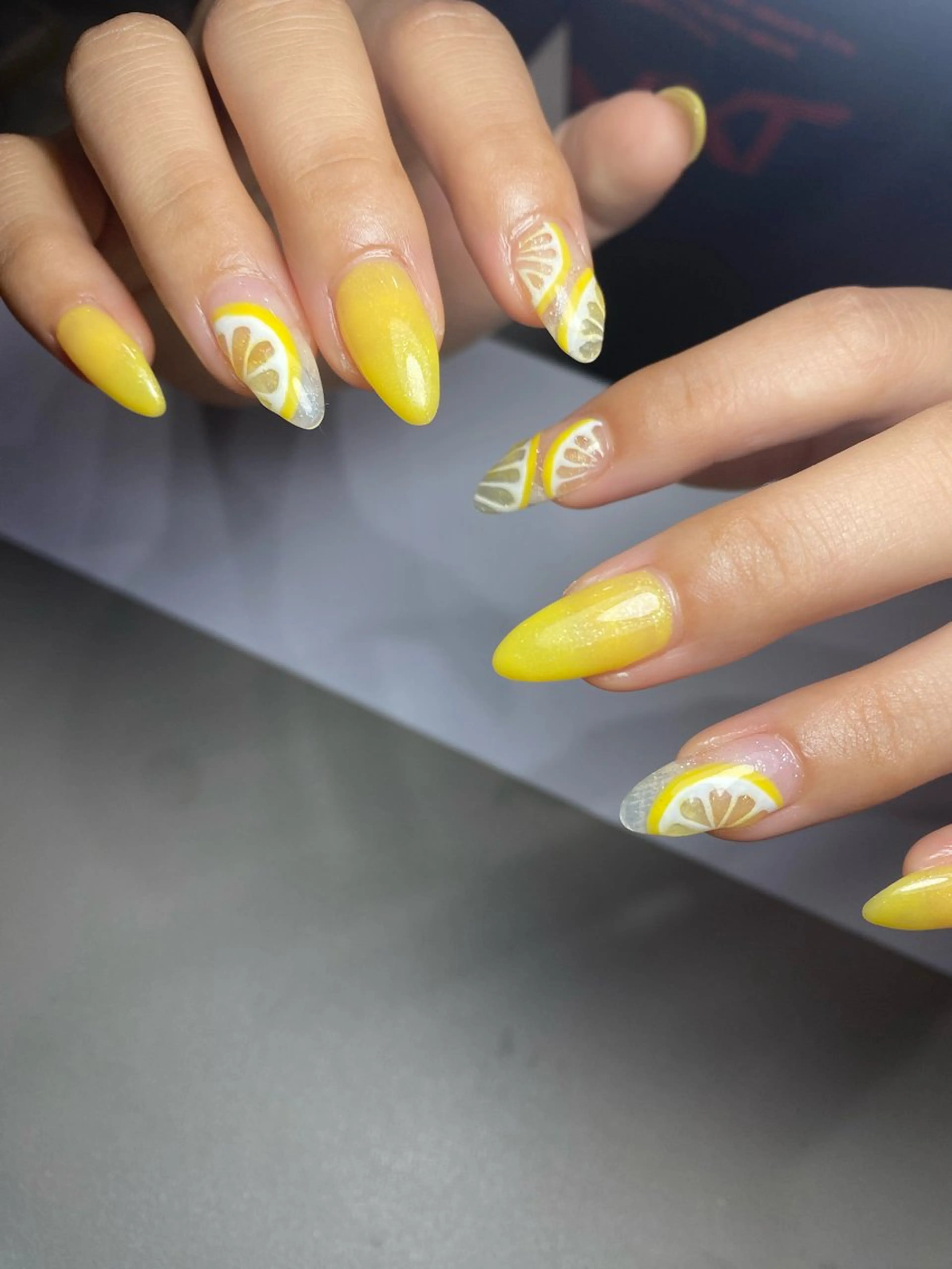 ネイル フラッシュネイル フレンチネイル ジェルネイル グラデーション ラメ(グリッター) ハンドネイル ハンドケア REILLY.　private nail salon所属・Marina 《REILLY.》のネイルデザイン