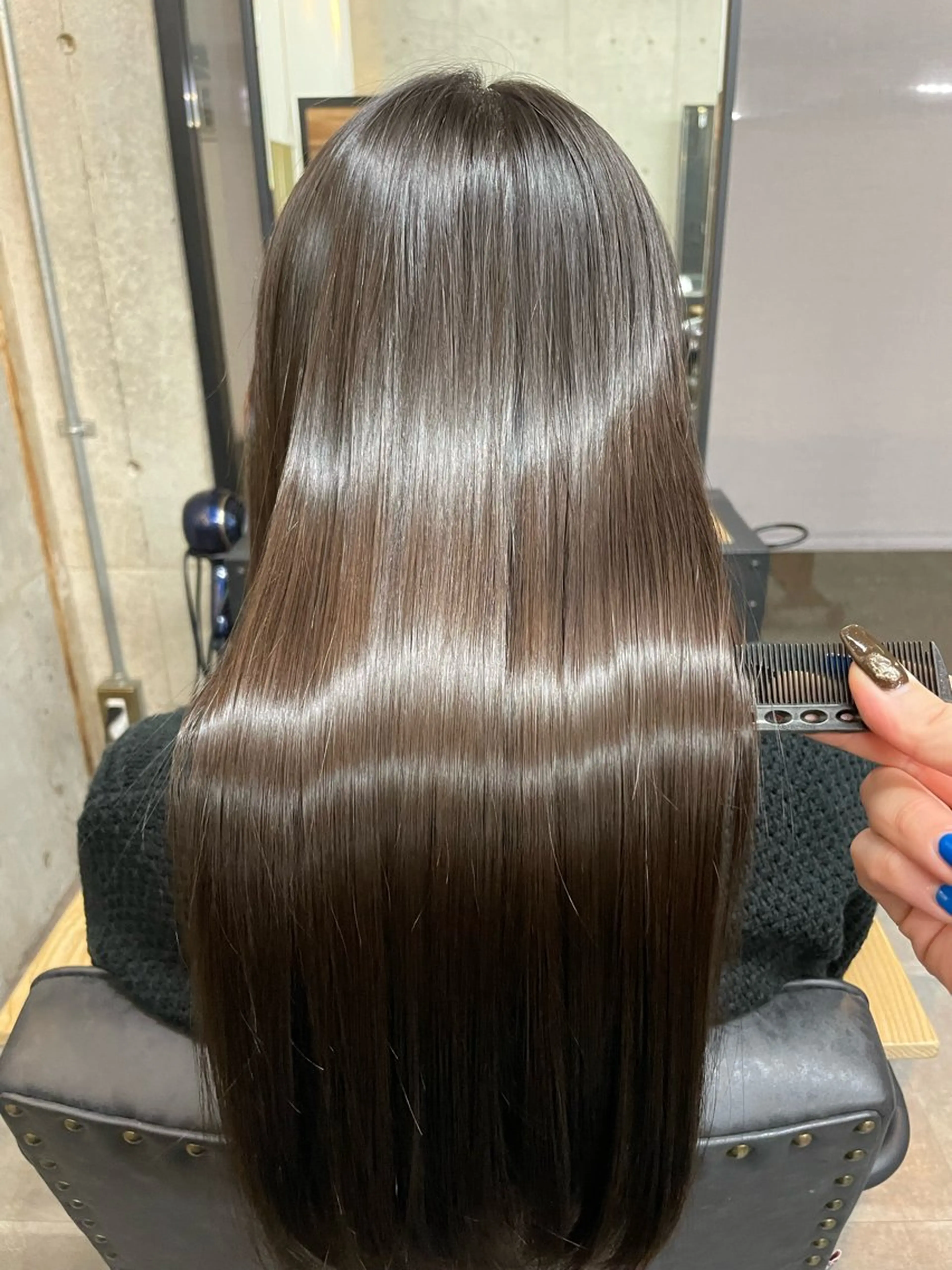 ロング 縮毛矯正 NoA所属・カットモデル募集￤ 髪質改善📛Nanaのヘアスタイル