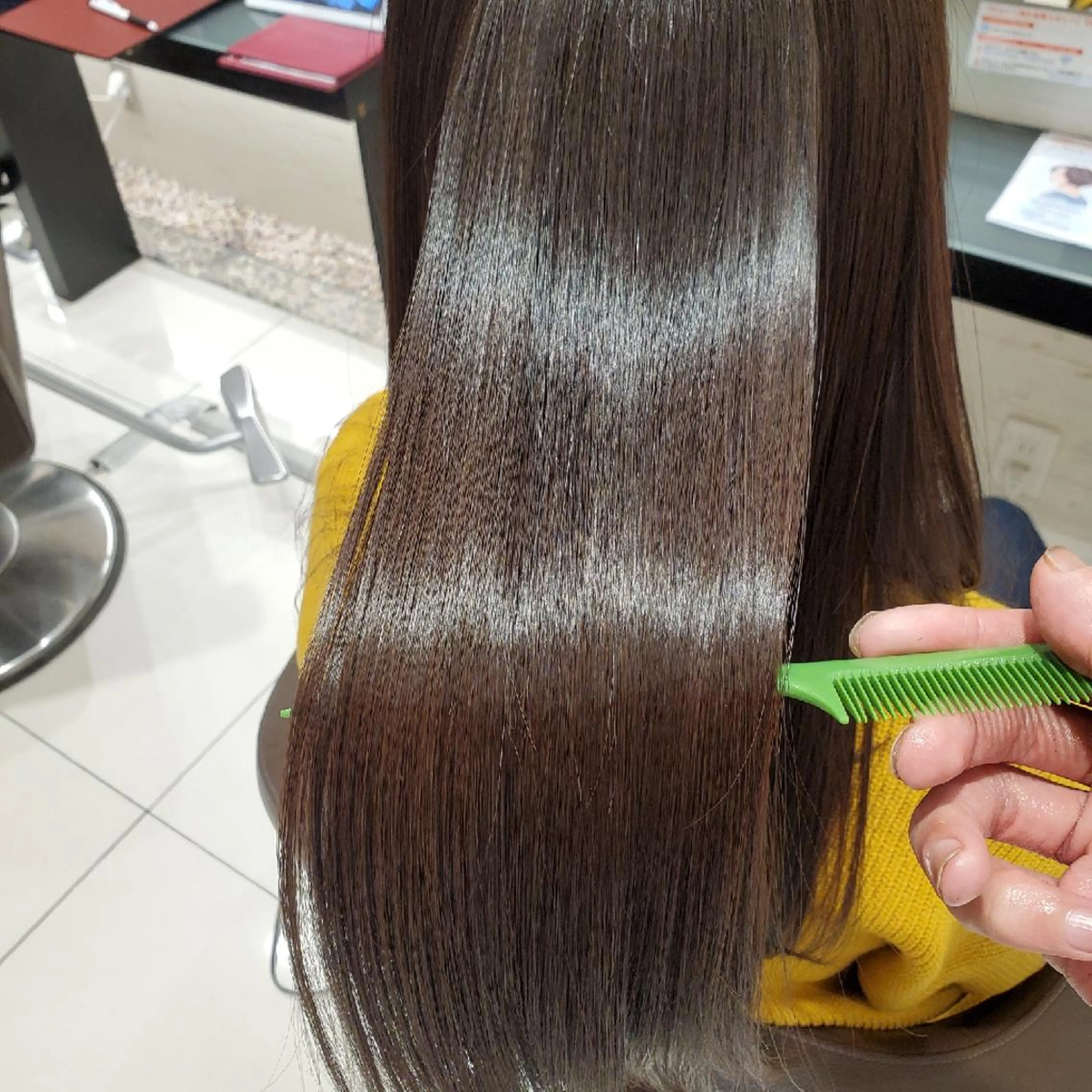 ロング パーマ ヘアカラー トリートメント EARTH 池田　雄太のヘアスタイル