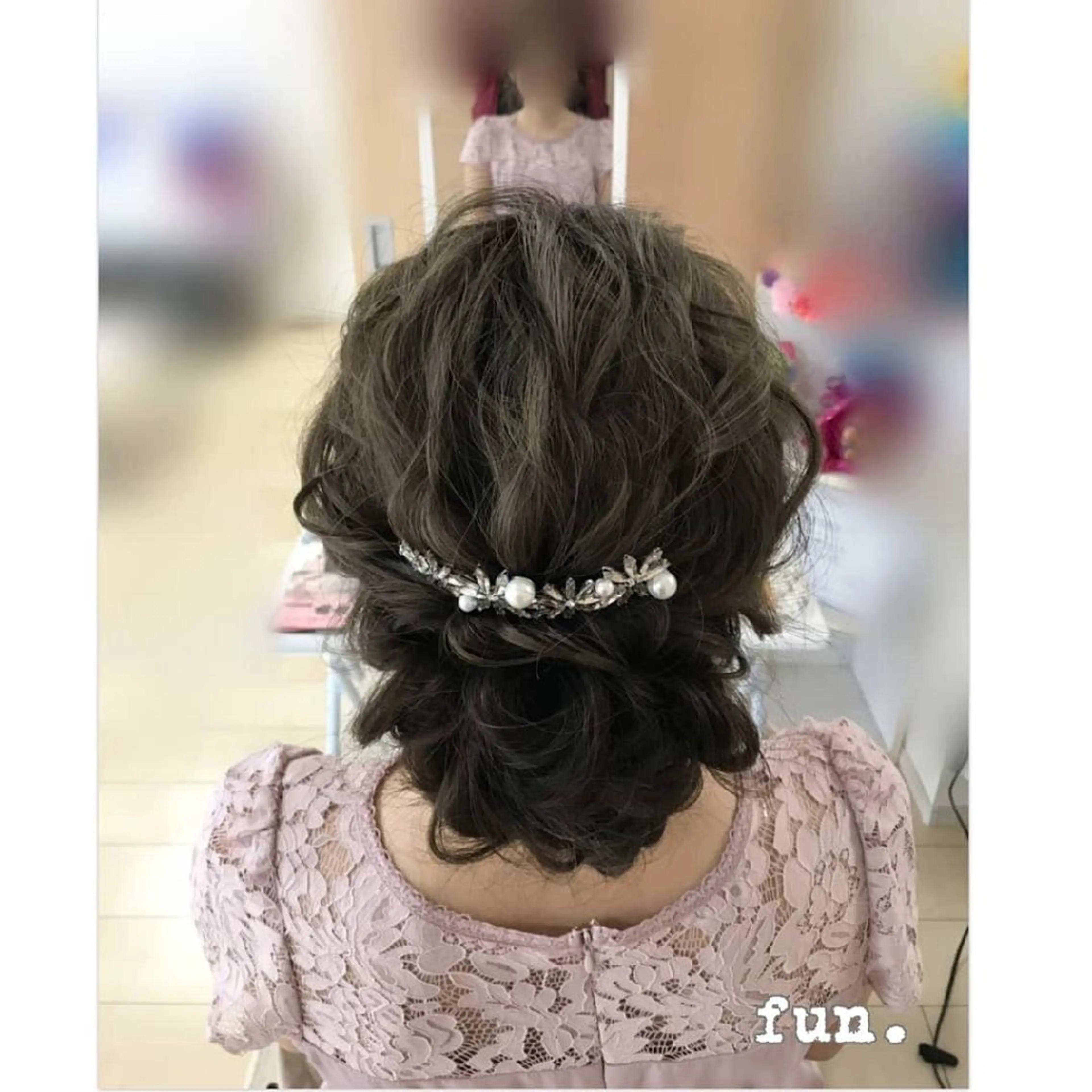 セミロング ヘアアレンジ fun./ヘアセット /エクステ/着付のその他イメージ