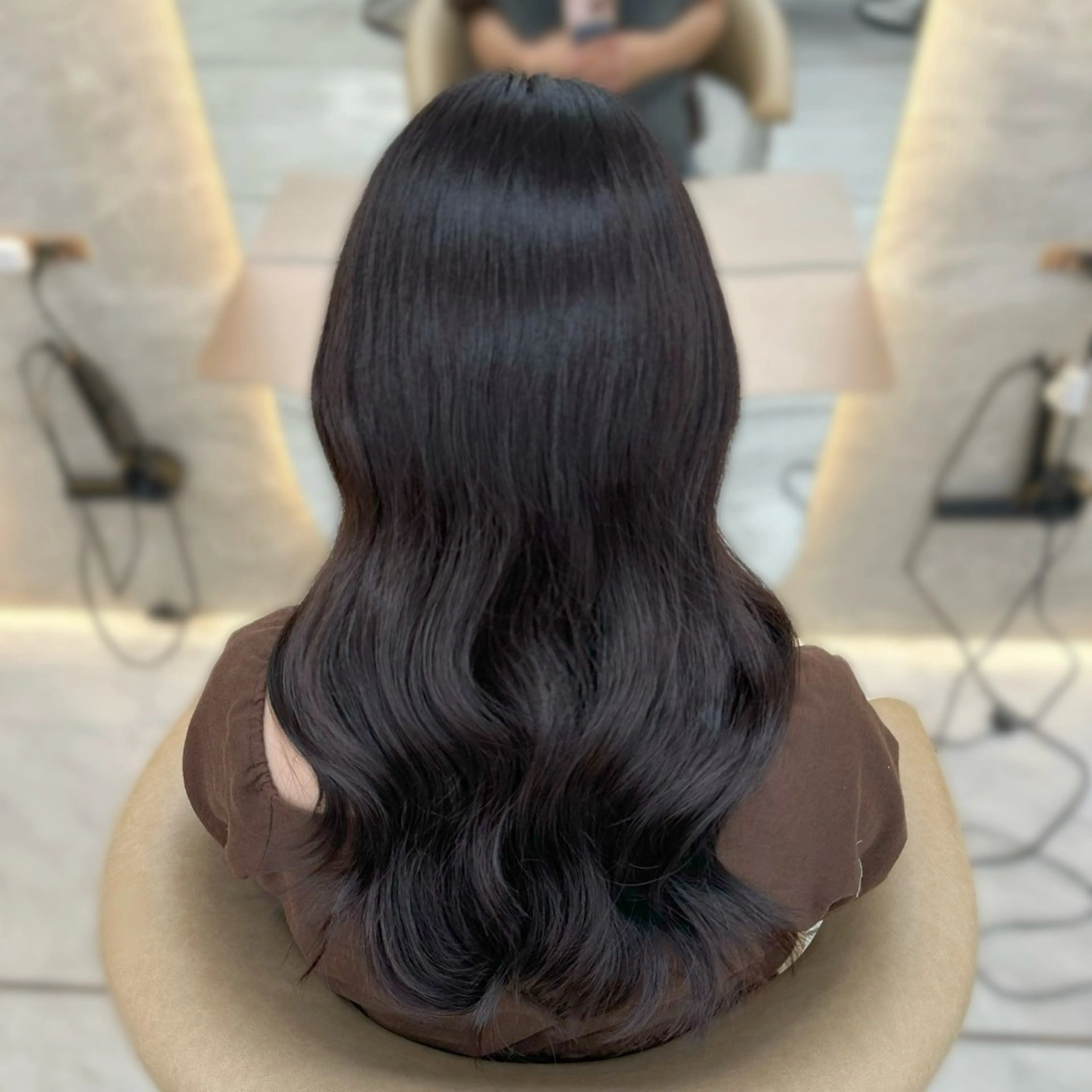 ロング カラー みわ ゆいなのヘアスタイル