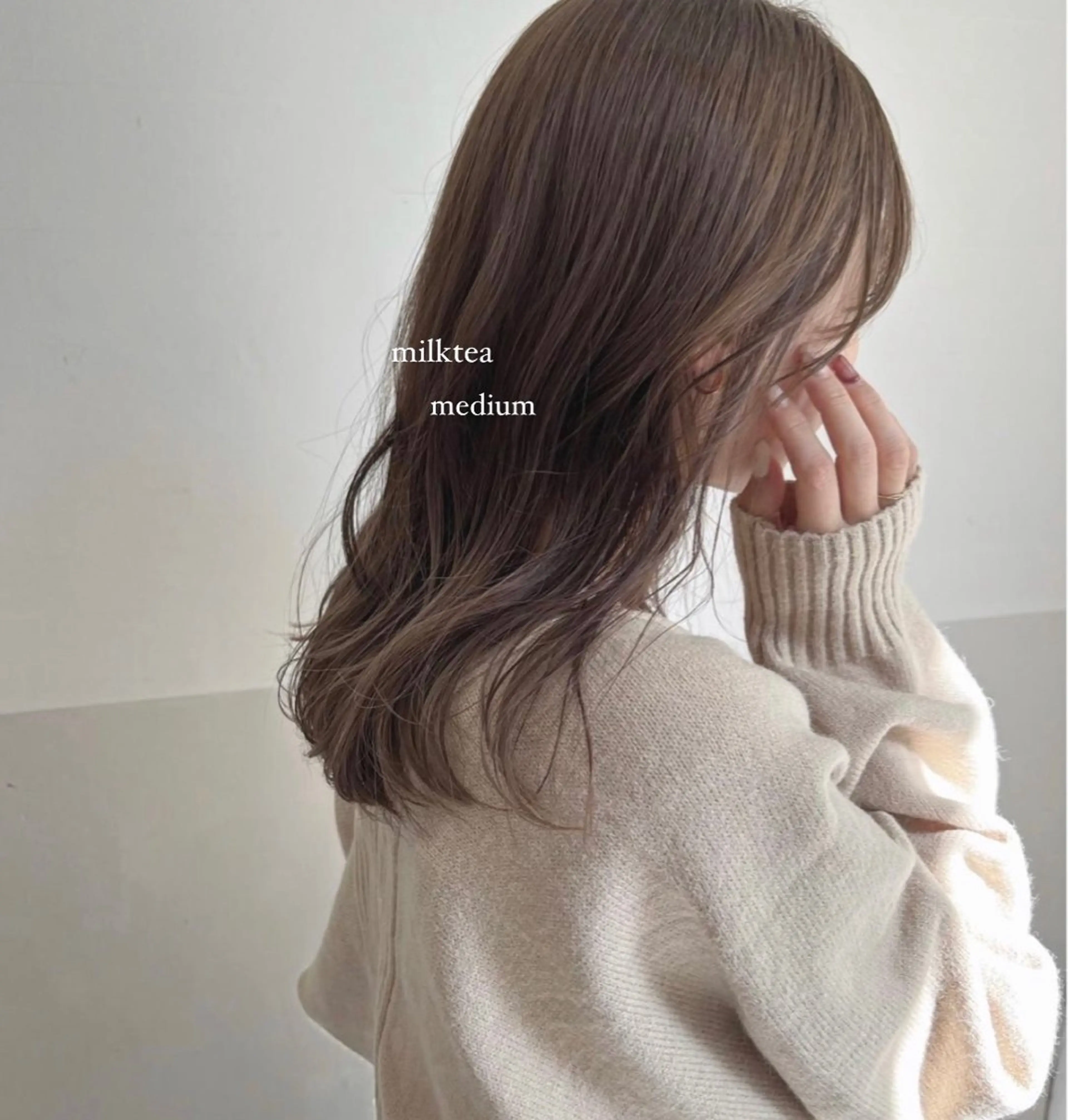 ミディアム カット ヘアカラー トリートメント hana✂︎メンズ ニュアンスパーマのヘアスタイル