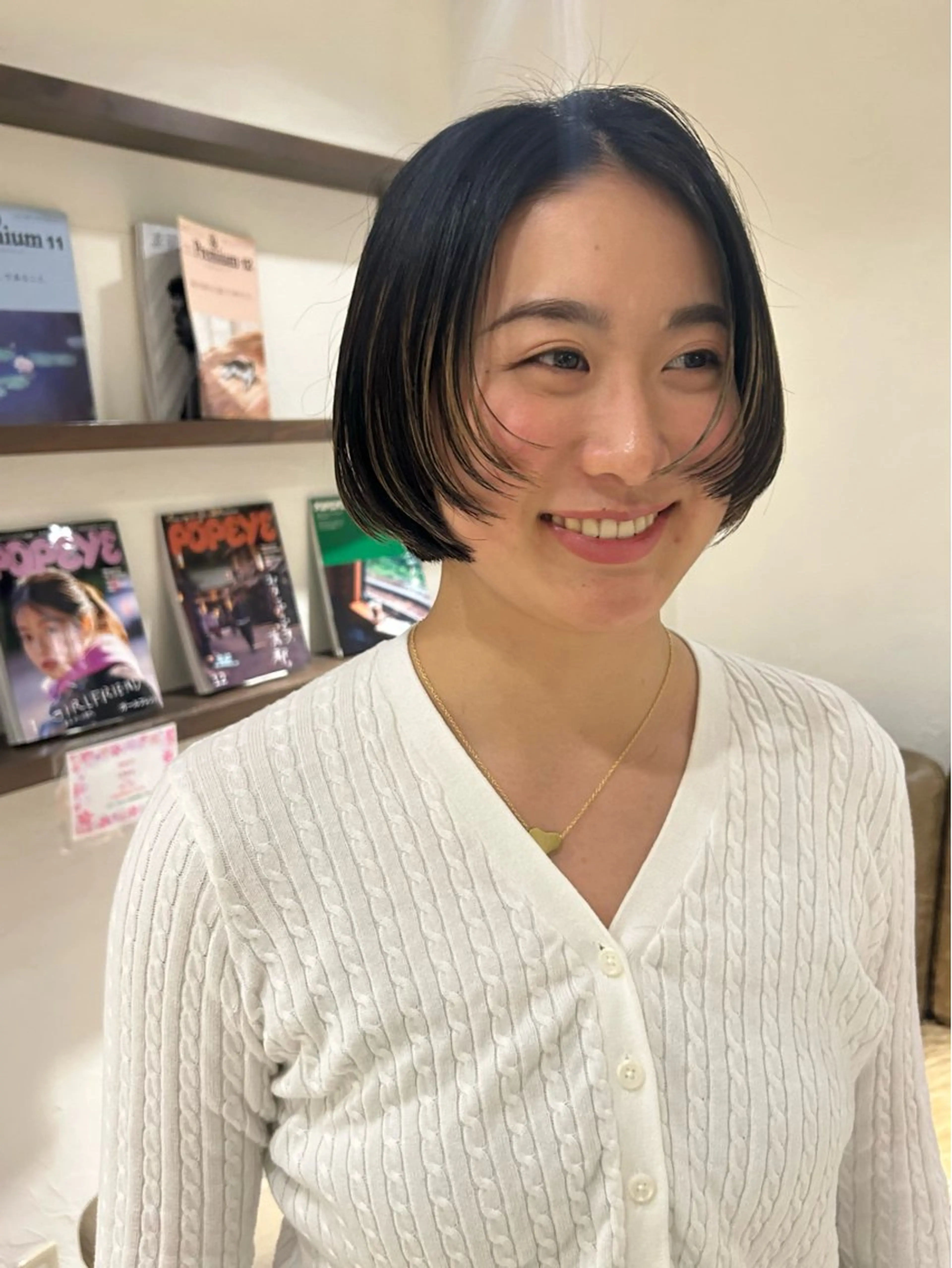 ショート カラー ショートボブ ボブ ショートヘア Riches by ENVY 西宮北口【リシェス バイ エンヴィー】所属・カラーリスト IKUHOのヘアスタイル