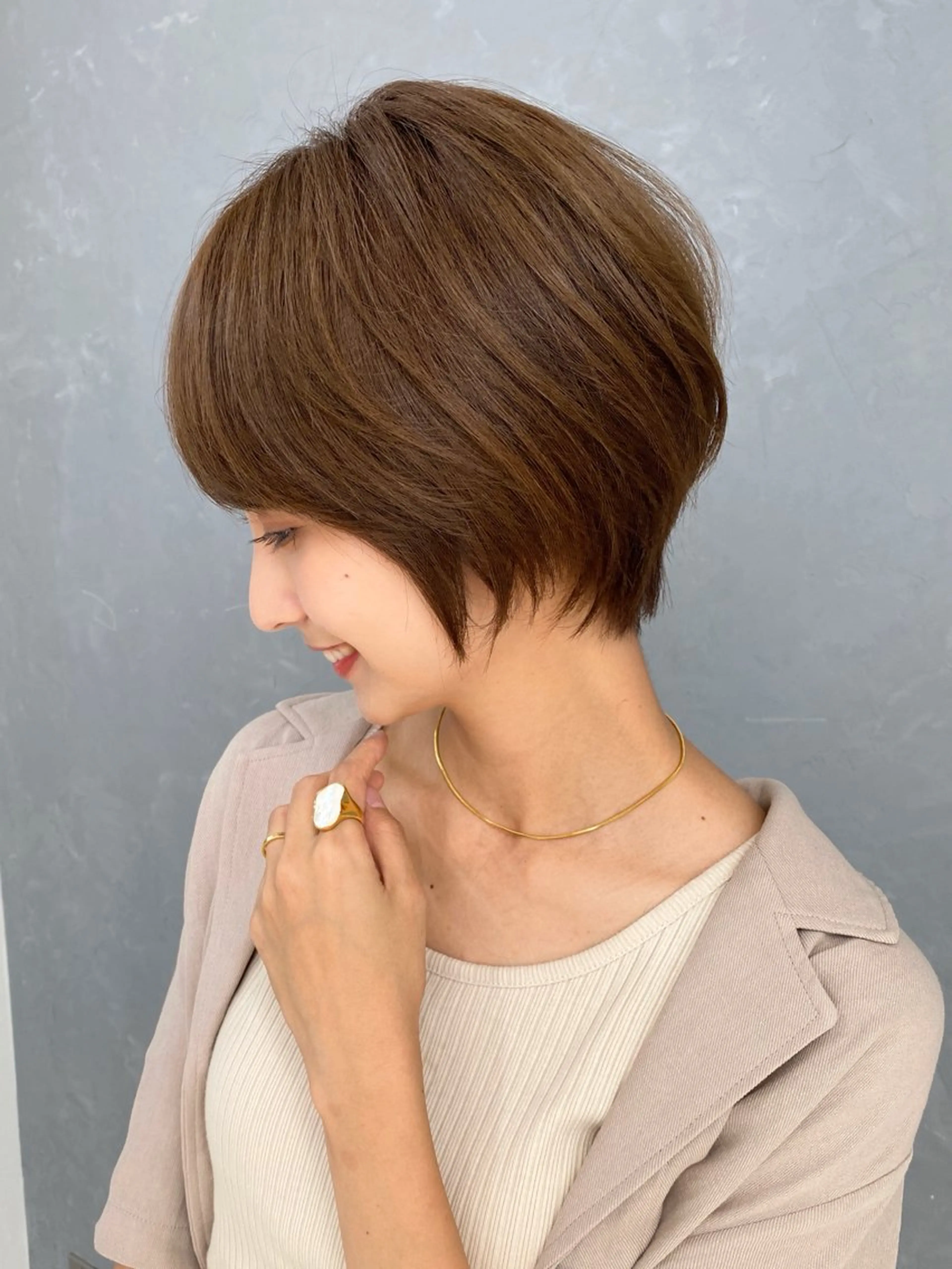 ショート カラー カット トリートメント 銀座《髪質改善》 垢抜け✨布施拓也のヘアスタイル