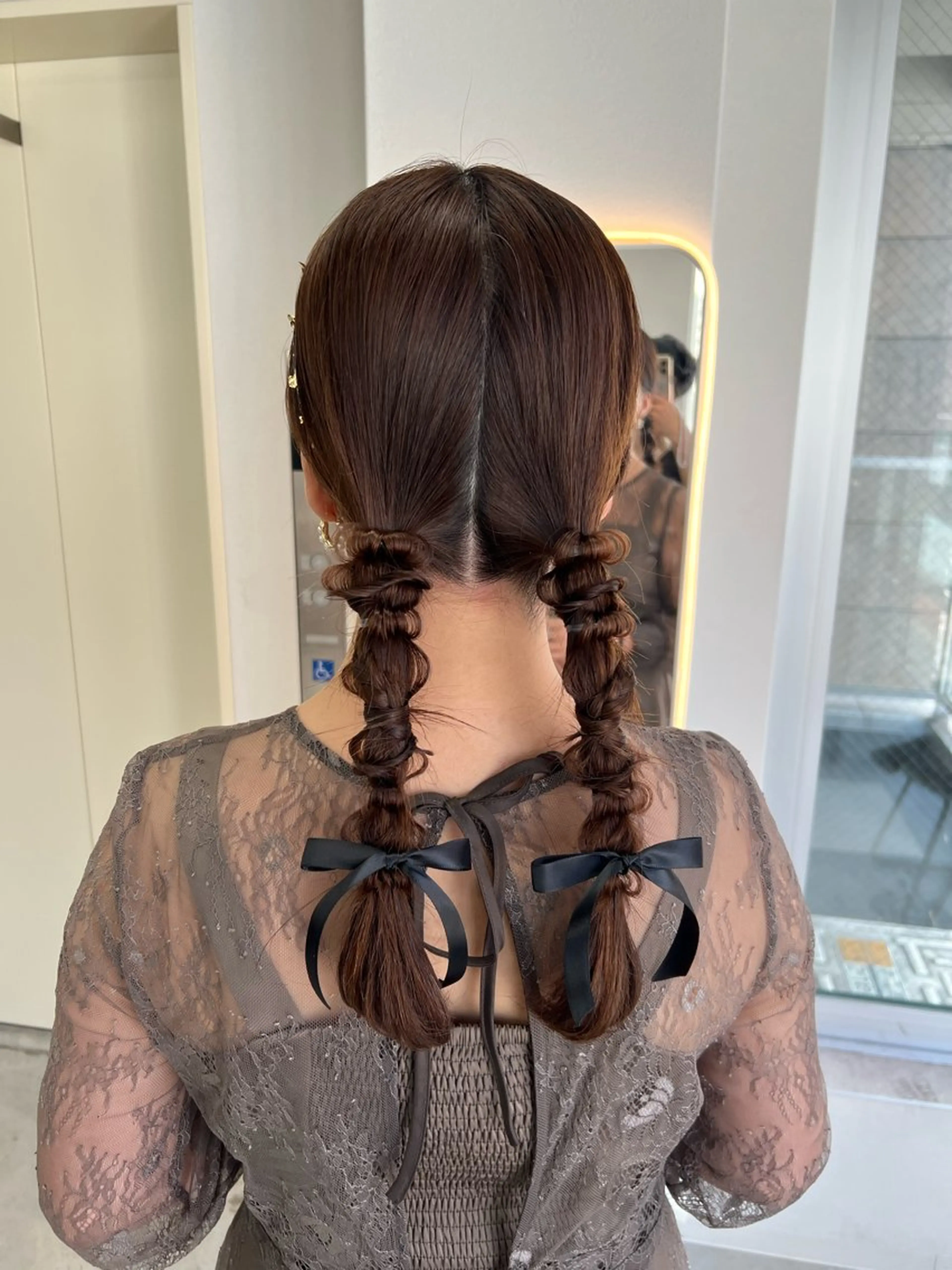 セミロング ヘアセット maya レイヤーカットのヘアスタイル