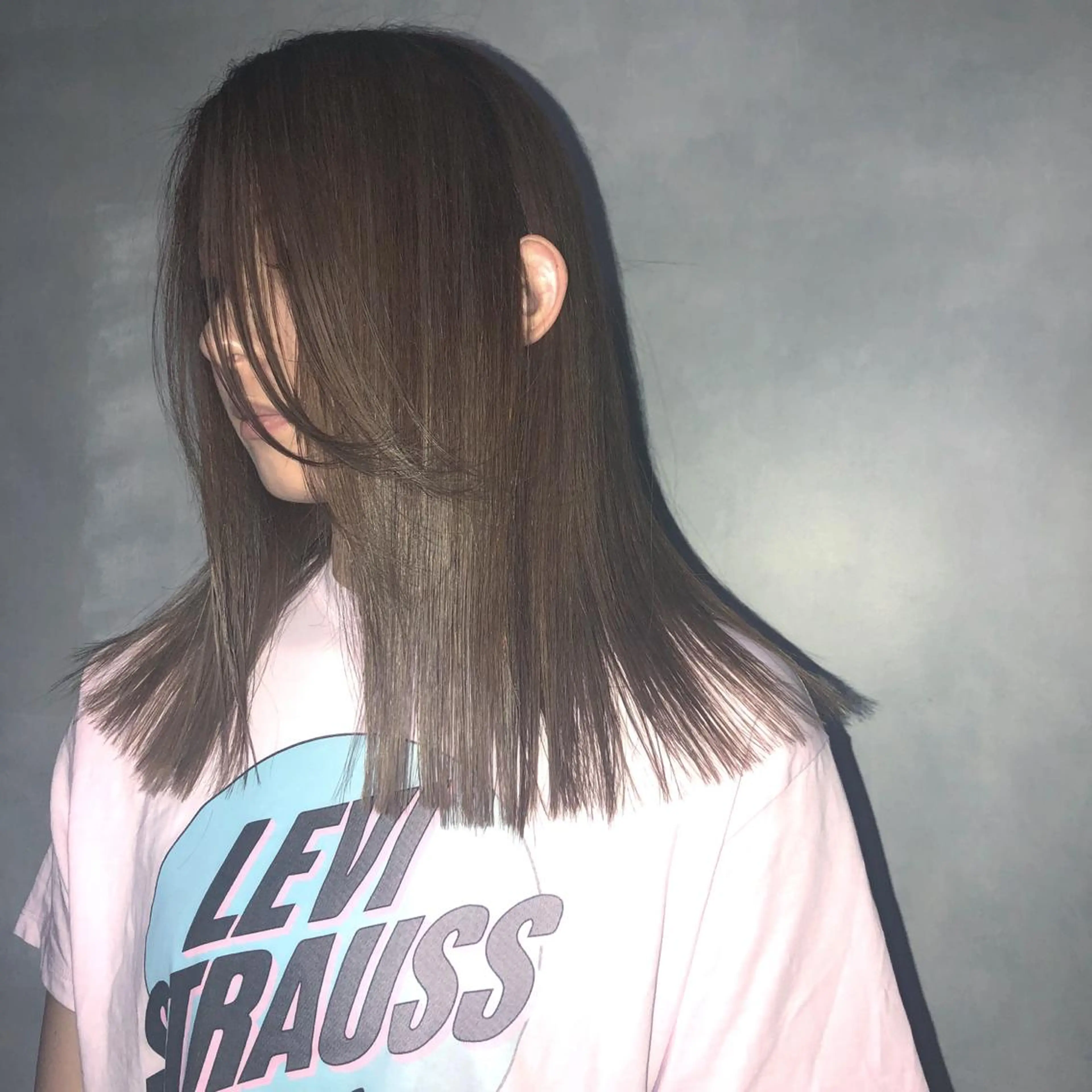 セミロング カラー ハイライトカラー ハイライト ORIKA 美容室のヘアスタイル