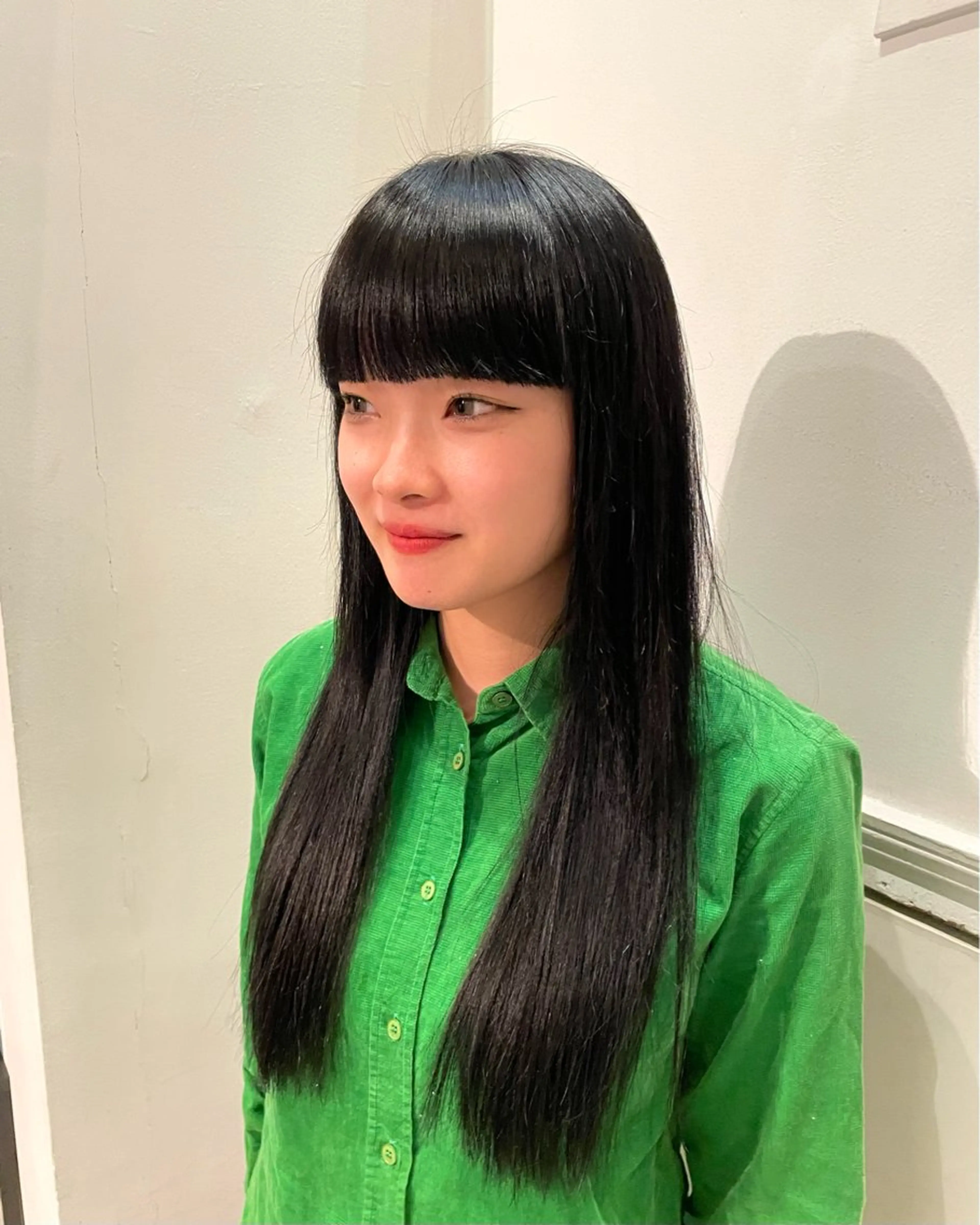 ロング カラー カット ヘアカラー 向坂 亜美のヘアスタイル