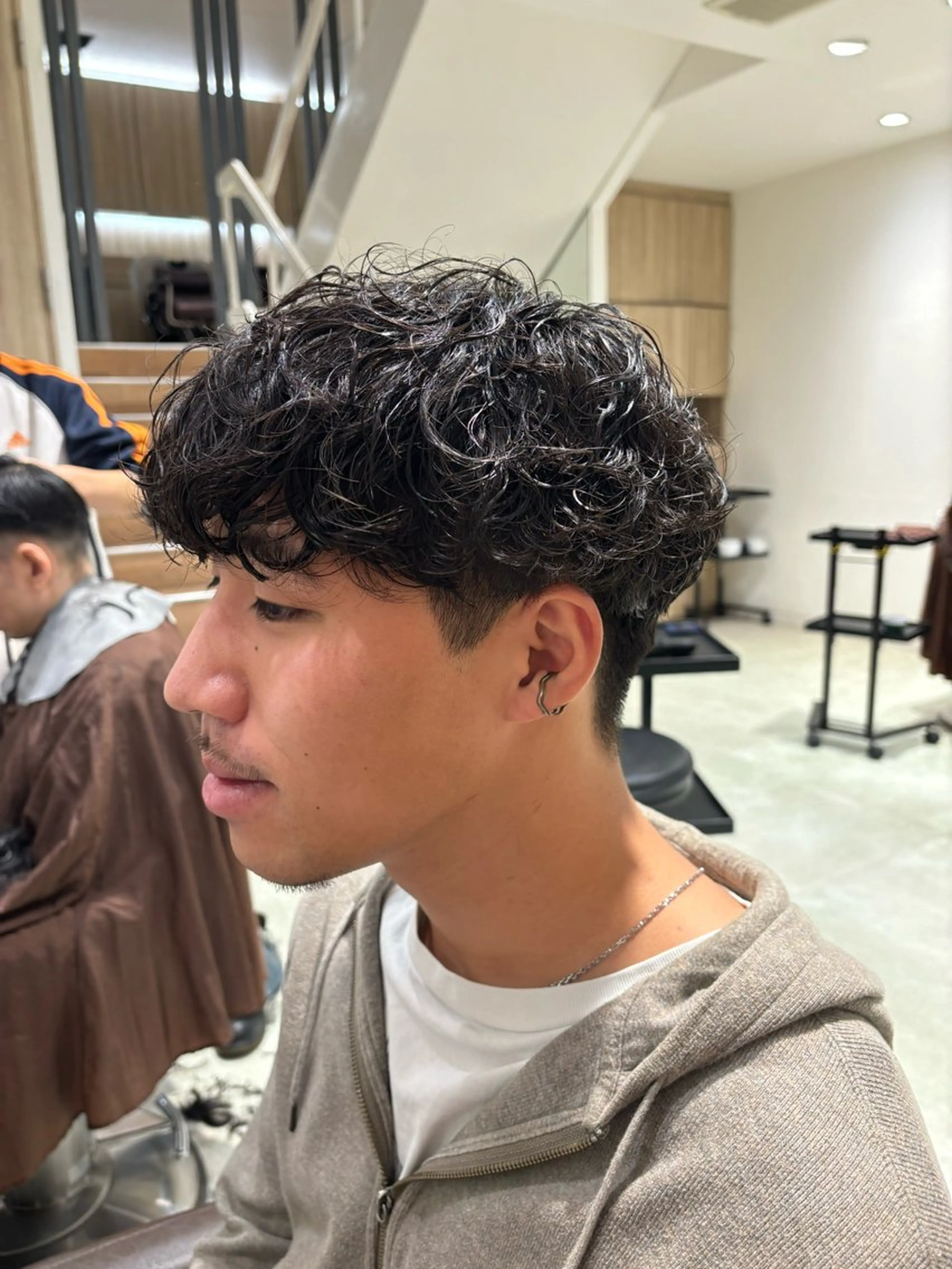 ⛄️11月『1日2名様』限定⛄️メンズカット＋無造作パーマ【その他種類もご相談下さい】の写真