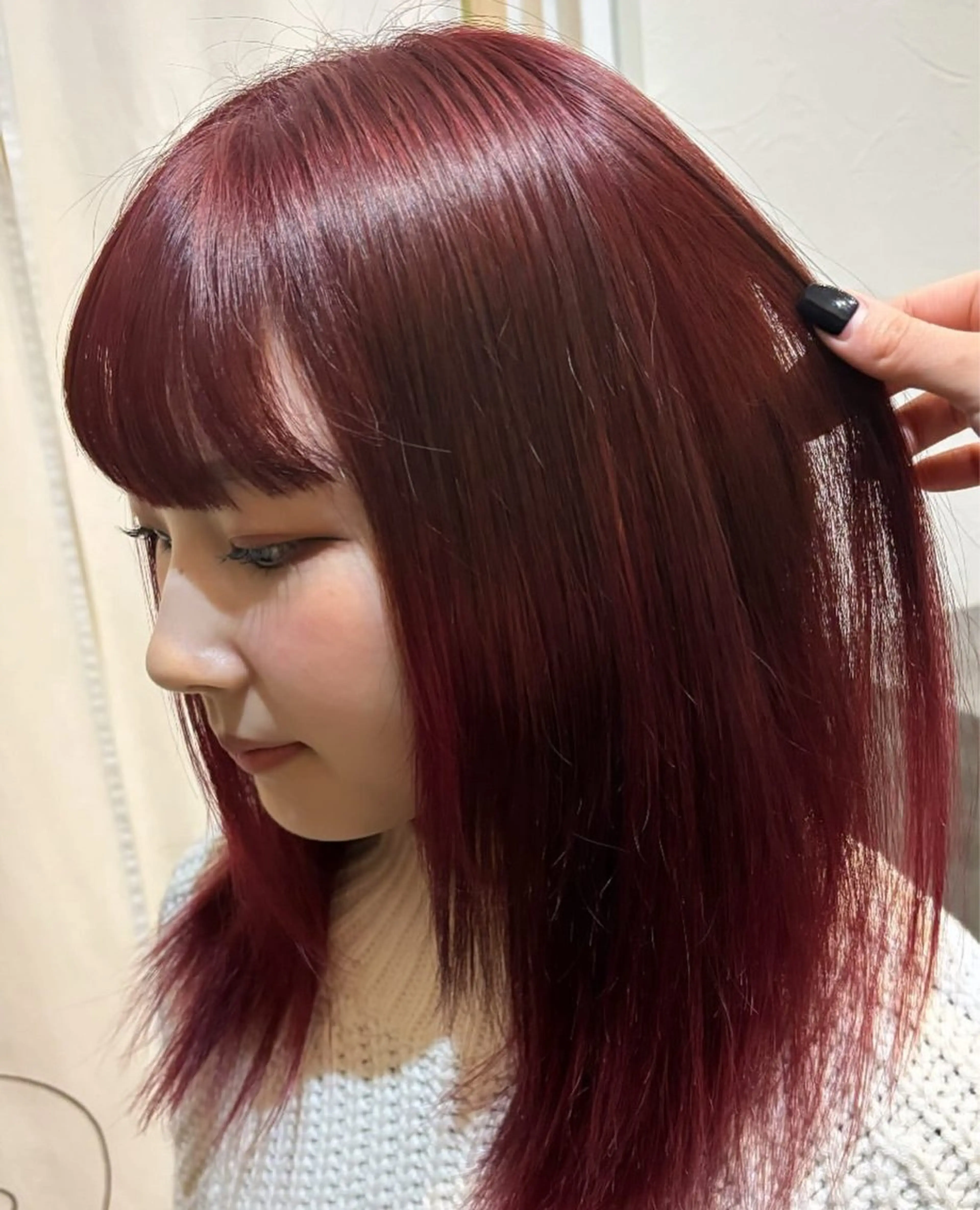 ブリーチなしダブルカラーの写真
