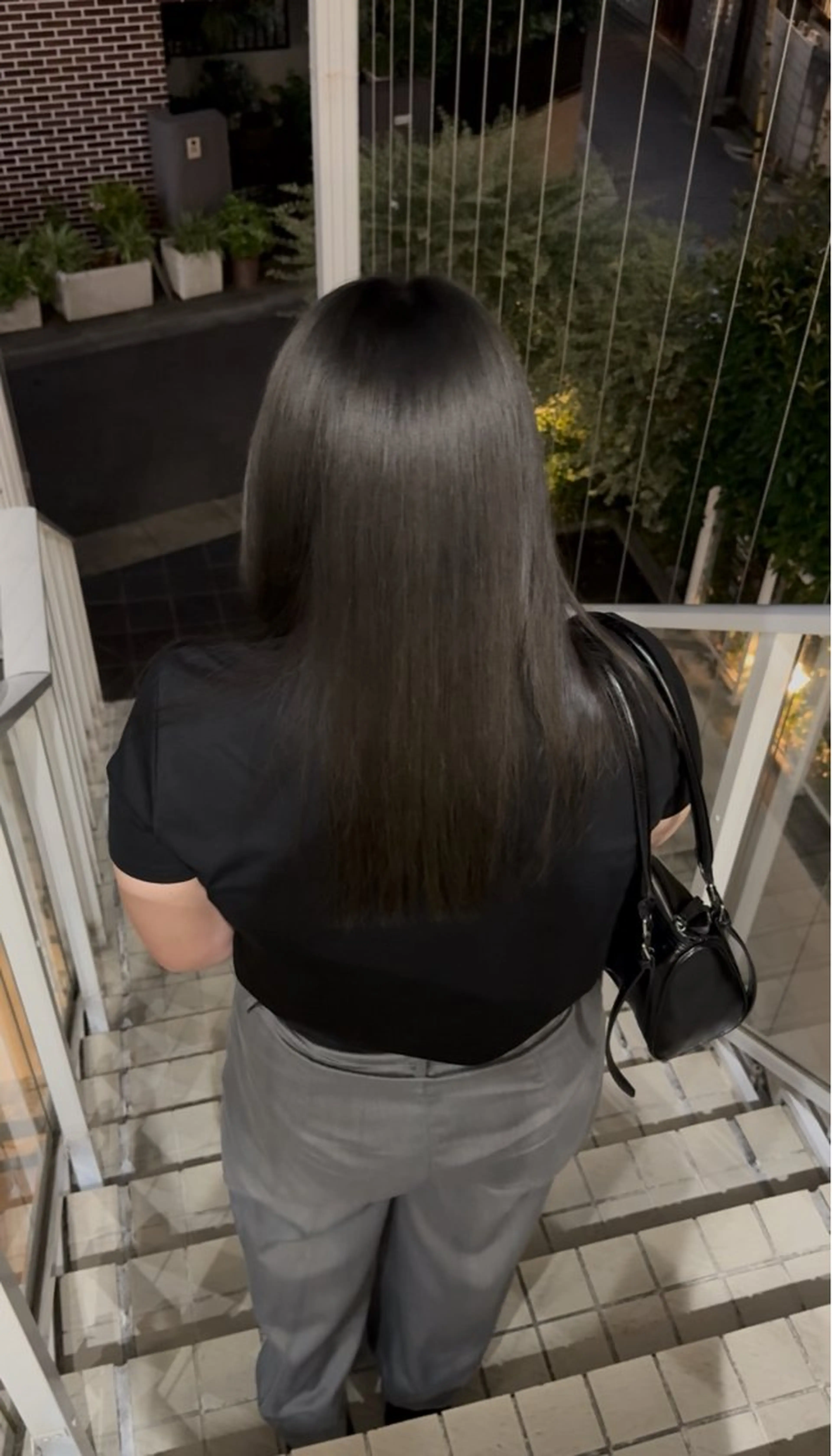 ロング カラー 白石 漣のヘアスタイル