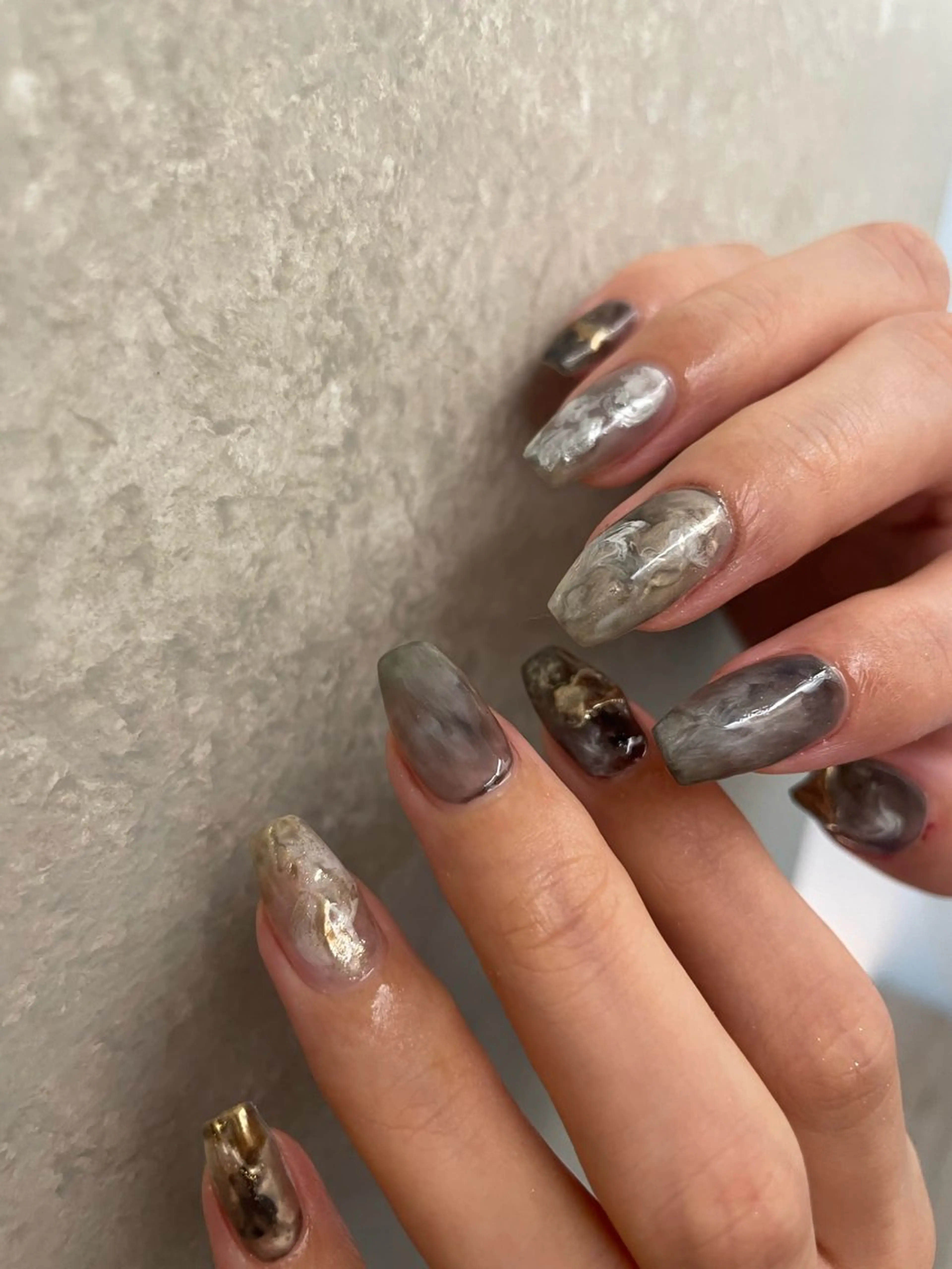 ネイル ハンドネイル 【淡色color/ nail】maikoのネイルデザイン