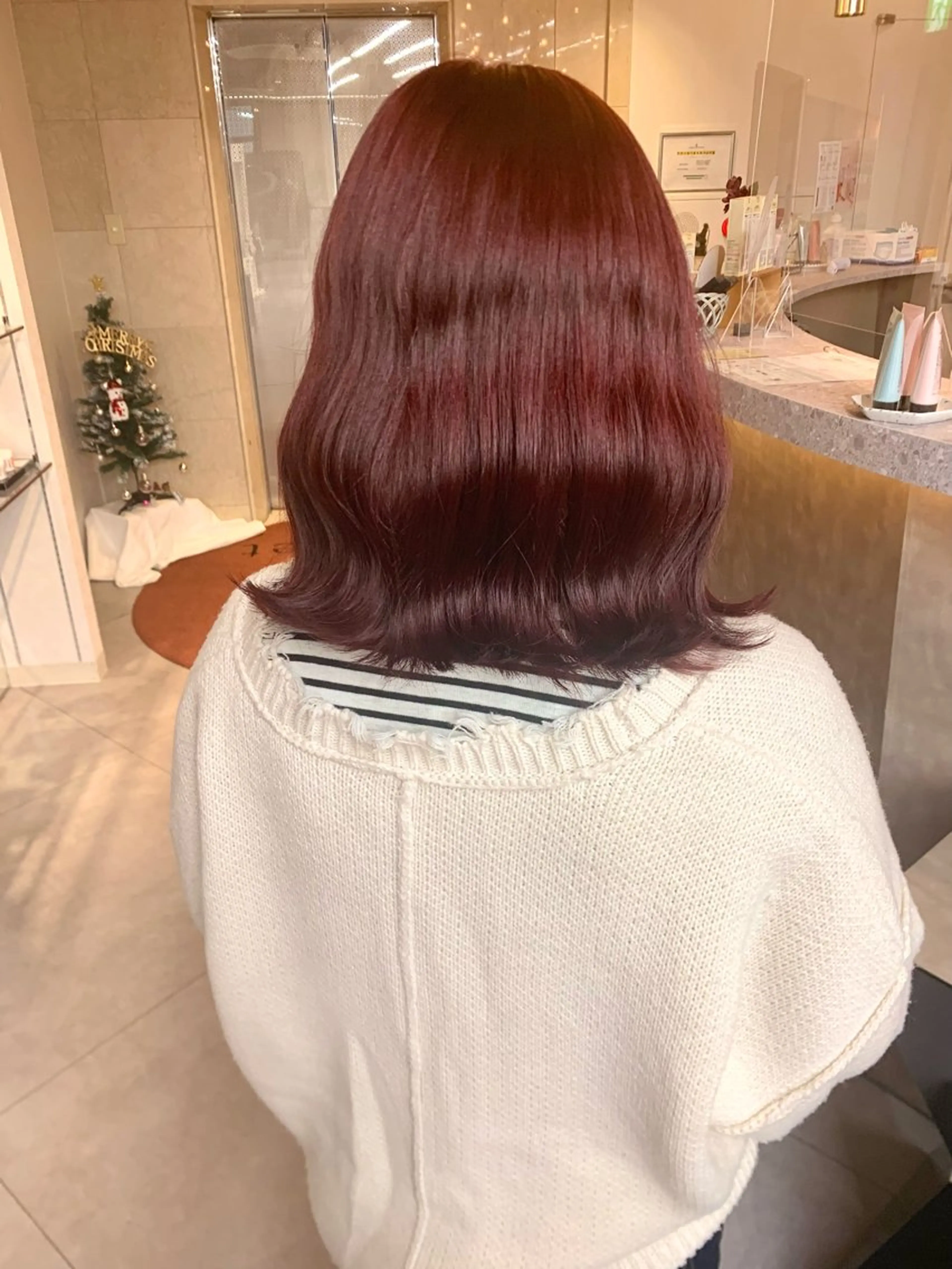 ショート カラー 韓国風ヘア rin🎀のヘアスタイル