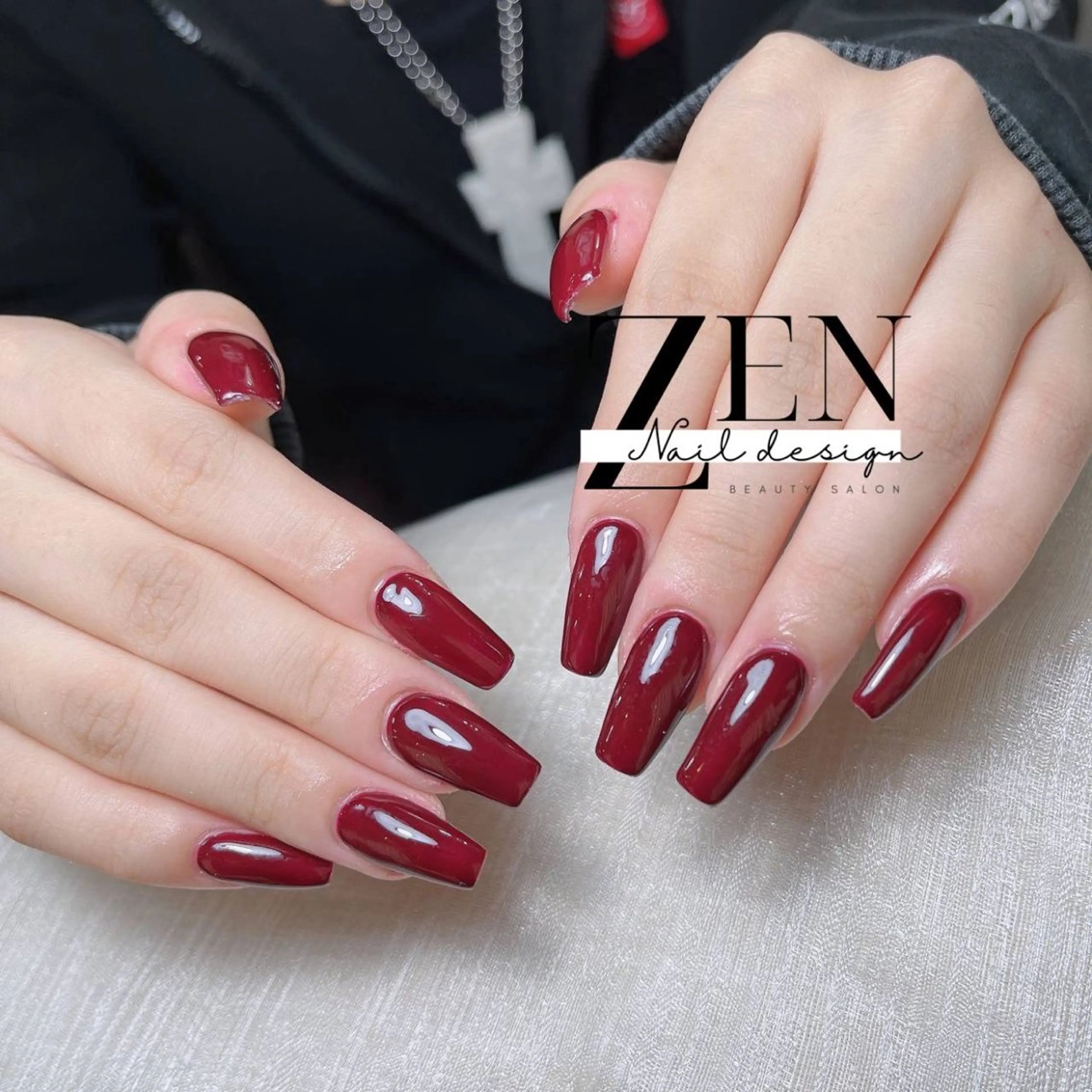 ネイル チークネイル 長さ出し フレンチネイル 韓国ネイル マグネットネイル ハンドネイル Zen Nail Design 池袋のネイルデザイン