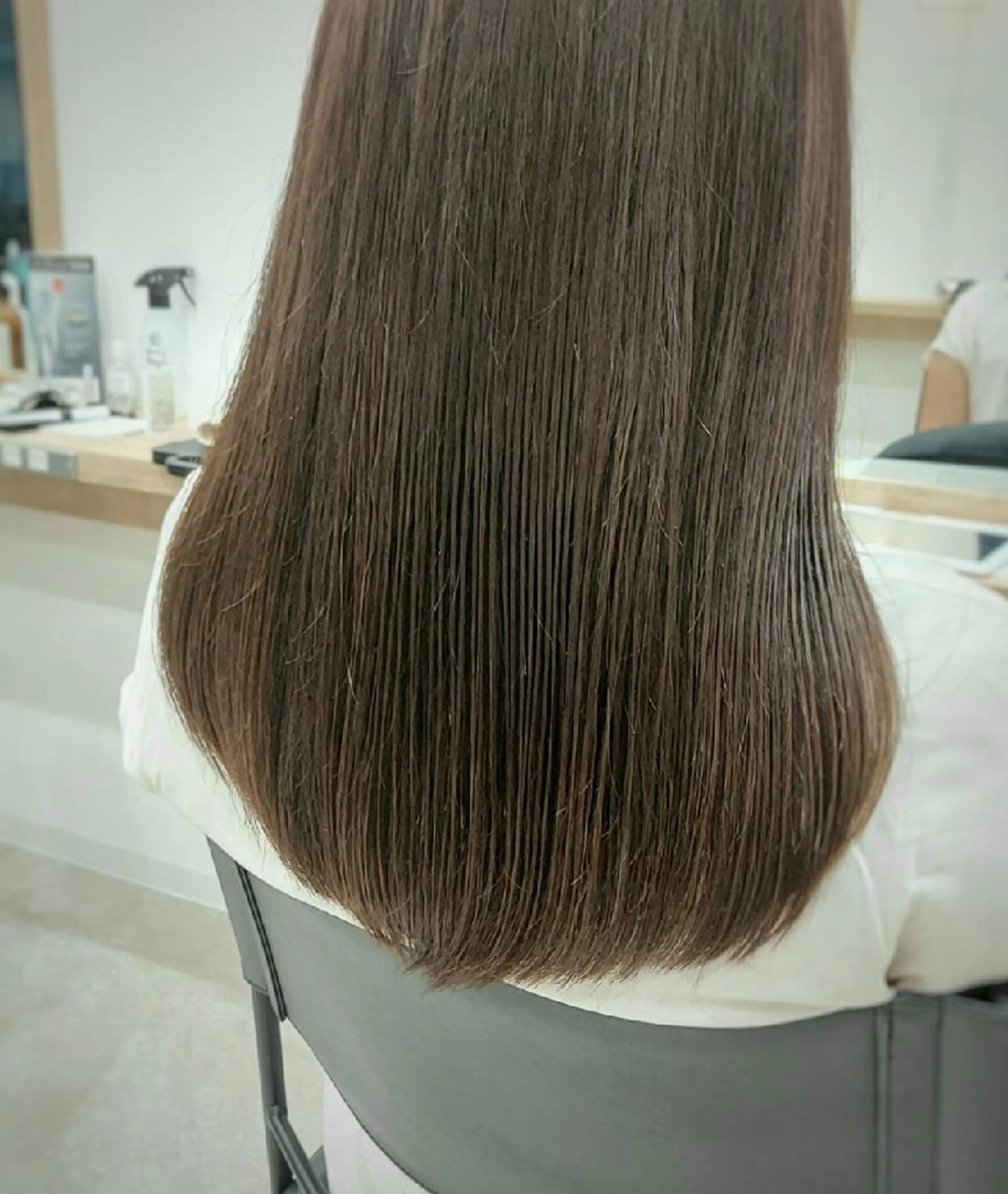 💈似合わせカット+中性ストレート💈ダメージが少なく綺麗に伸びるストレートの写真