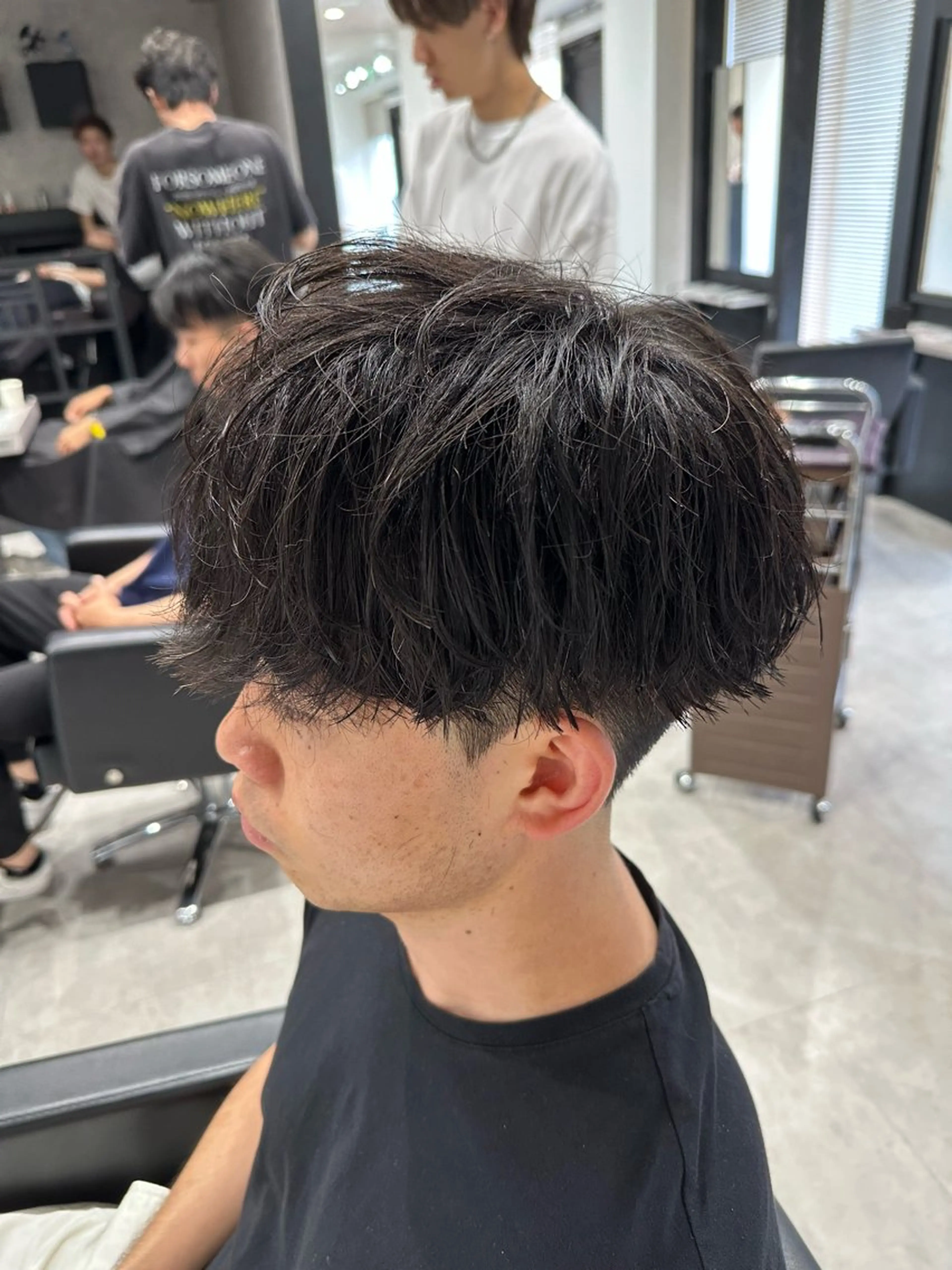 ショート パーマ メンズ メンズパーマ カット パーマ 「パーマ指名No1 🥇」小日向悠のヘアスタイル