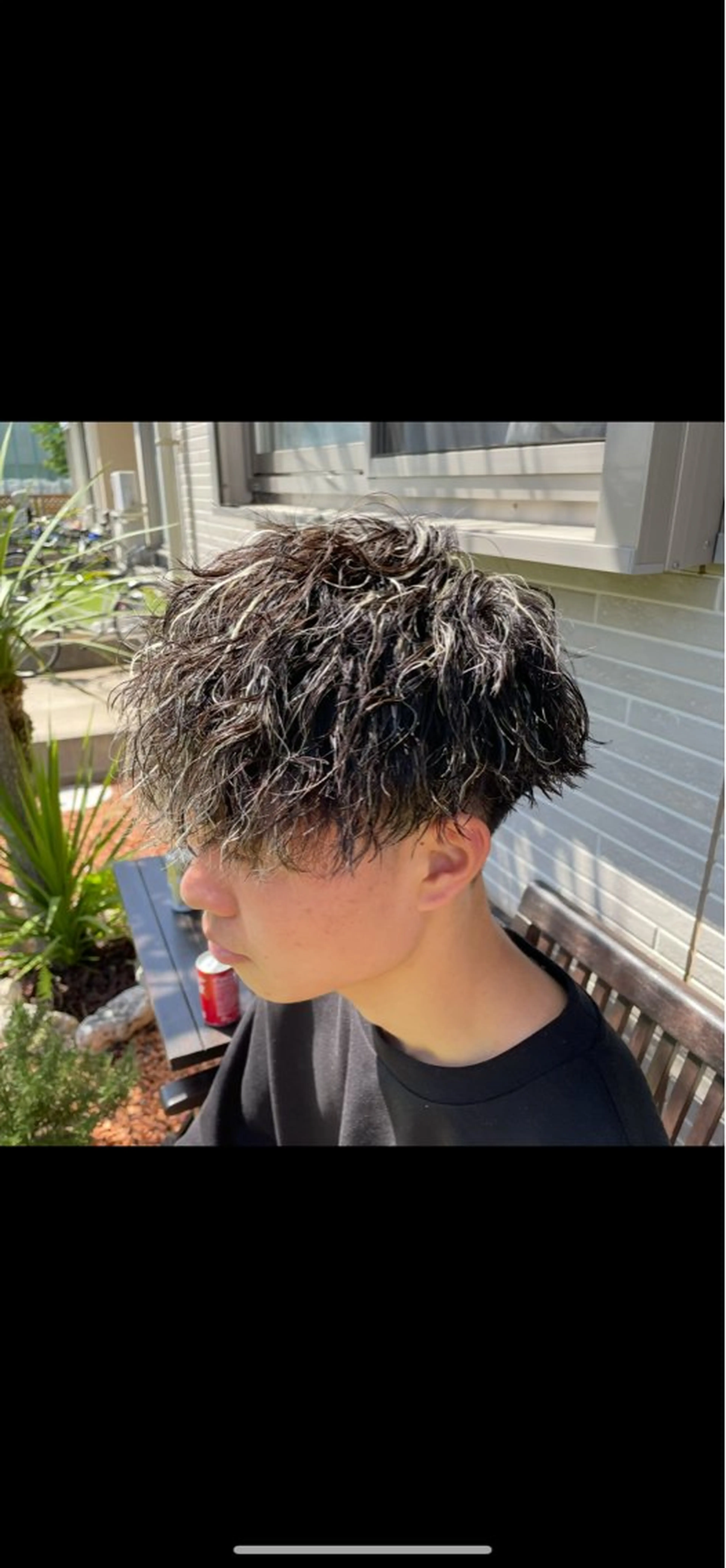 カラー パーマ メンズ 片平 琳大郎のヘアスタイル