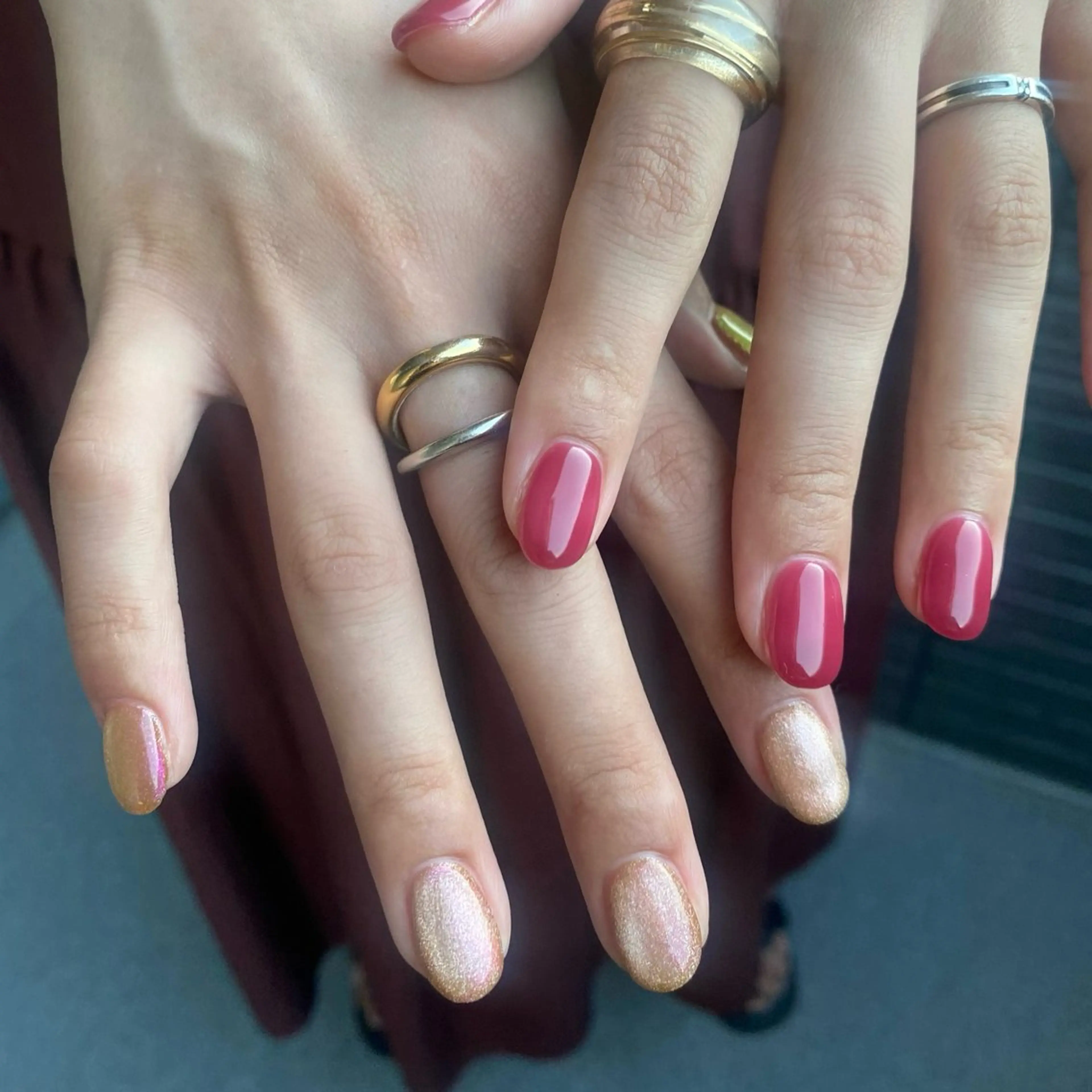 ネイル マグネットネイル ワンカラーネイル ハンドネイル to.所属・to nailのネイルデザイン