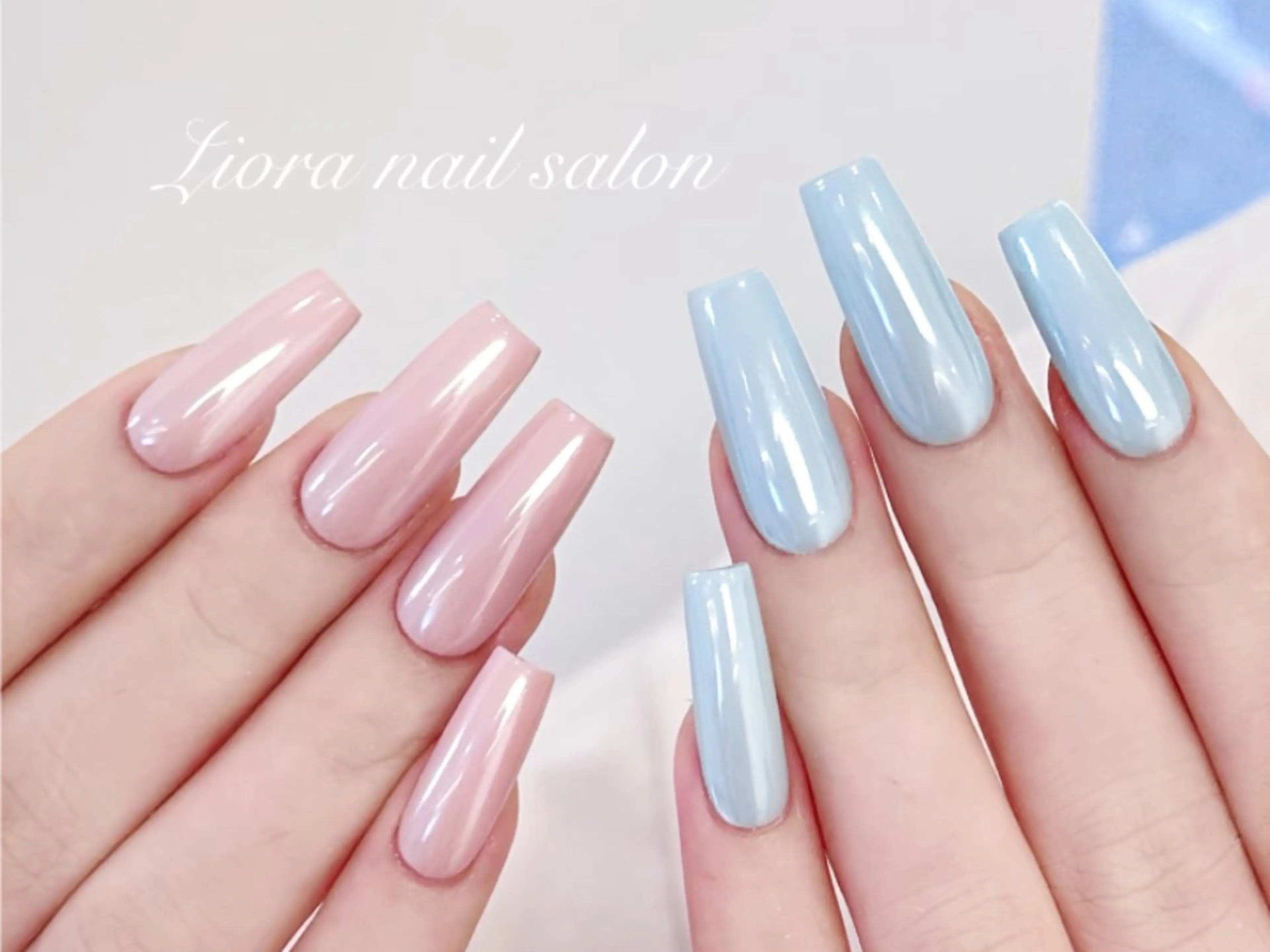 ネイル フレンチネイル ジェルネイル ガーリー グラデーション キラキラネイル ハンドネイル Liora ネイルサロン所属・Liora nail salonのネイルデザイン