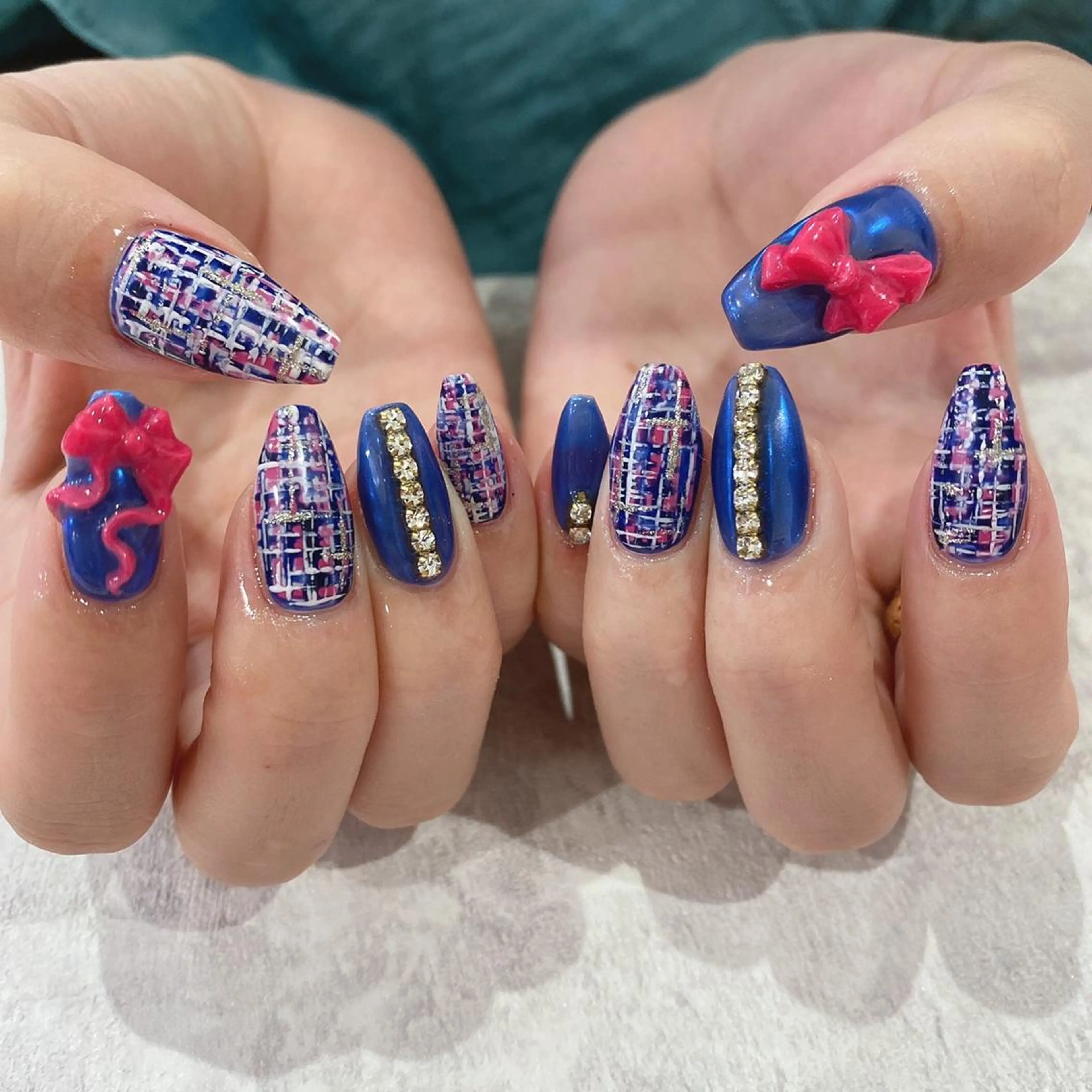 セミロング ネイル cho nailのネイルデザイン