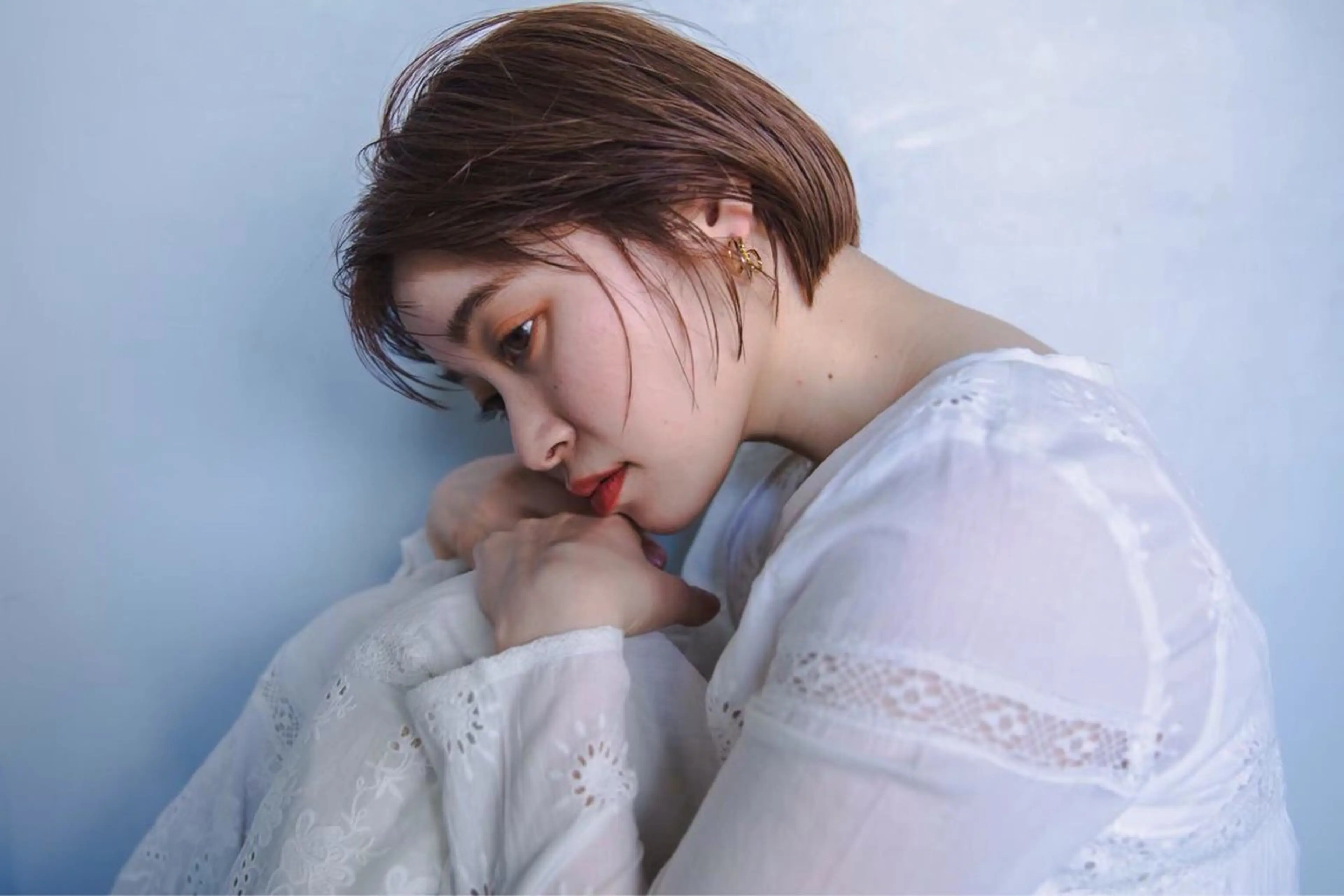 ショート ヘアカラー トリートメント LAUREN 公式／大通のヘアスタイル