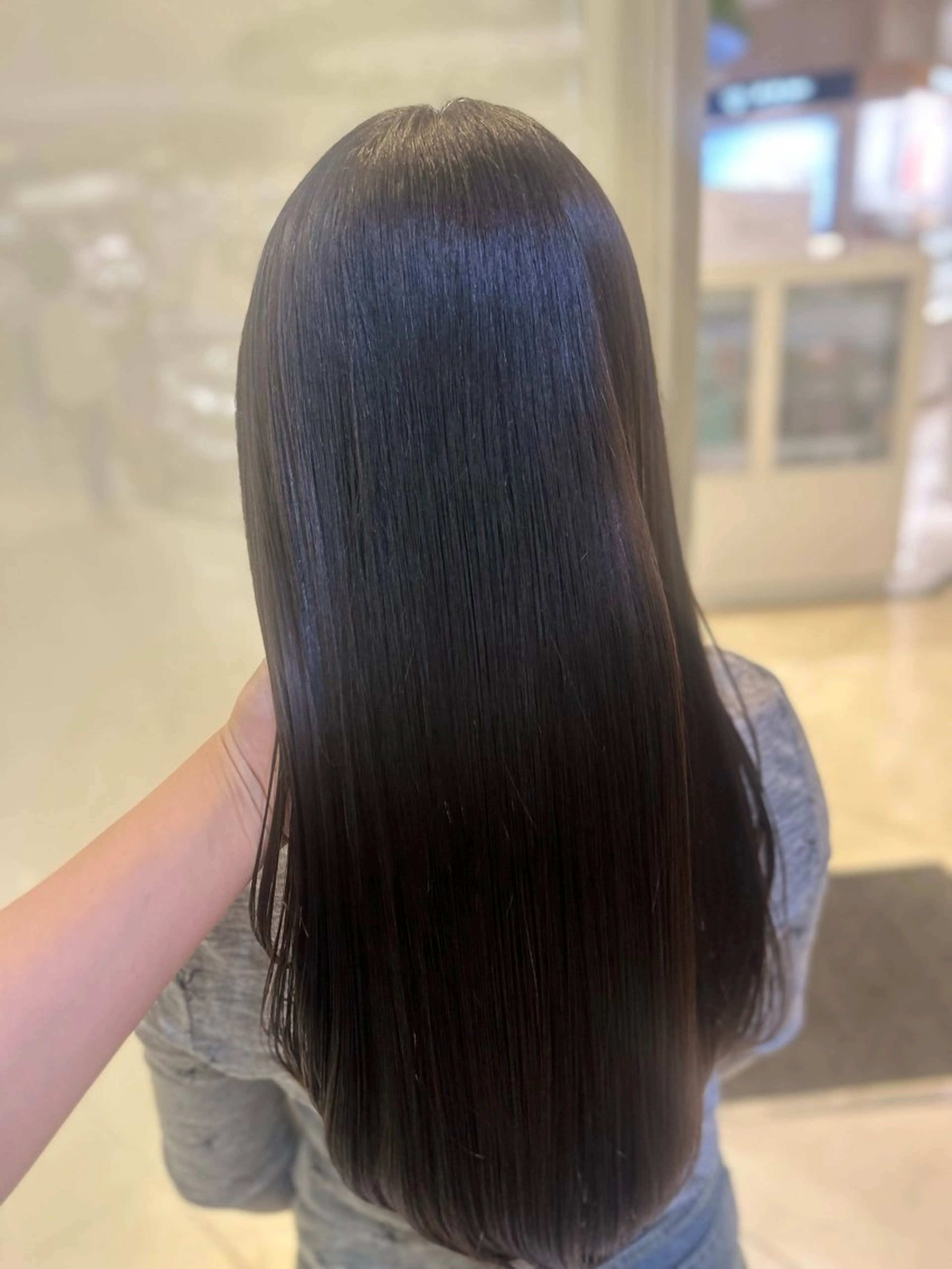 ロング カラー カット 縮毛矯正 艶質改善/縮毛矯正 ササキナツミのヘアスタイル