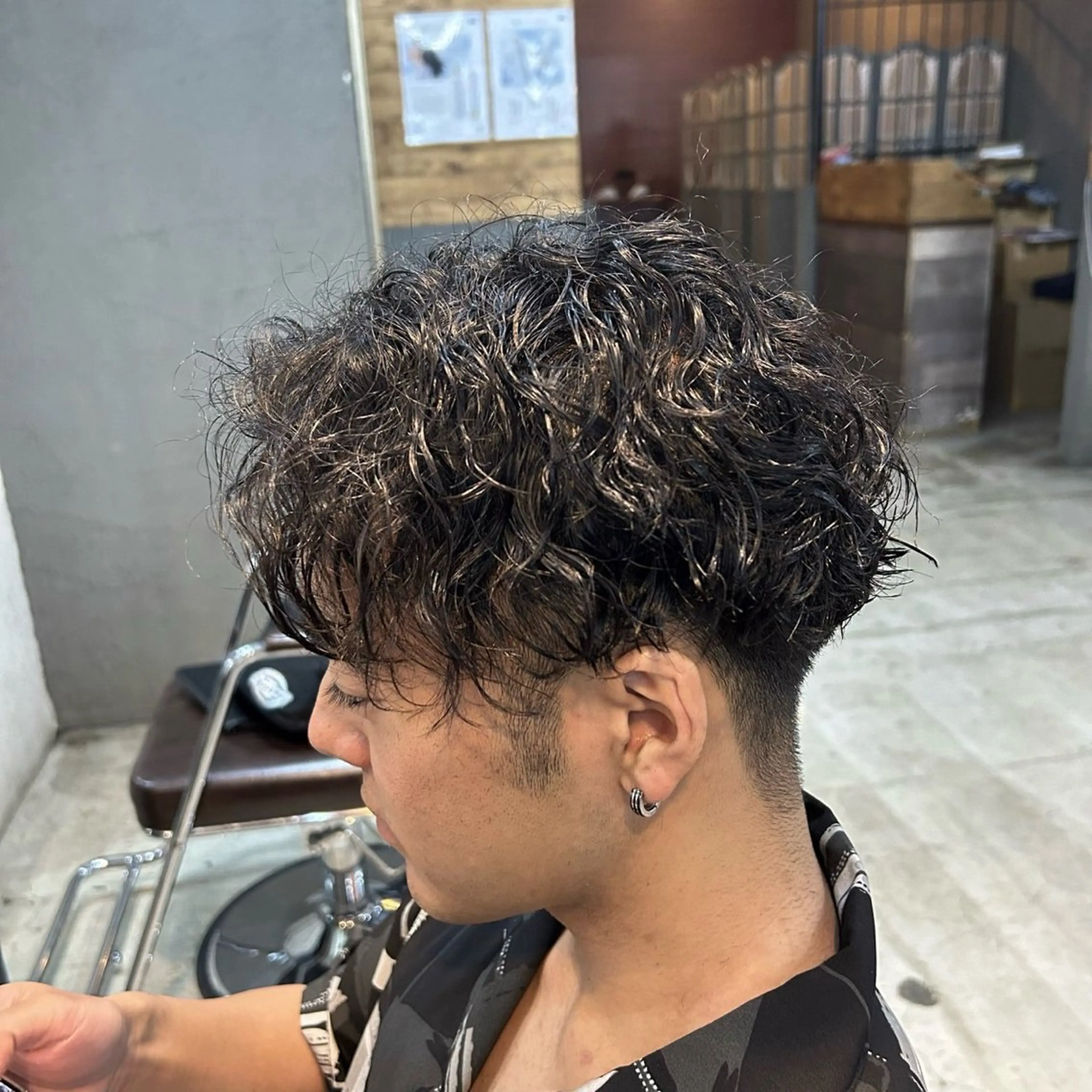 パーマ メンズ Men's NAM 八角のヘアスタイル