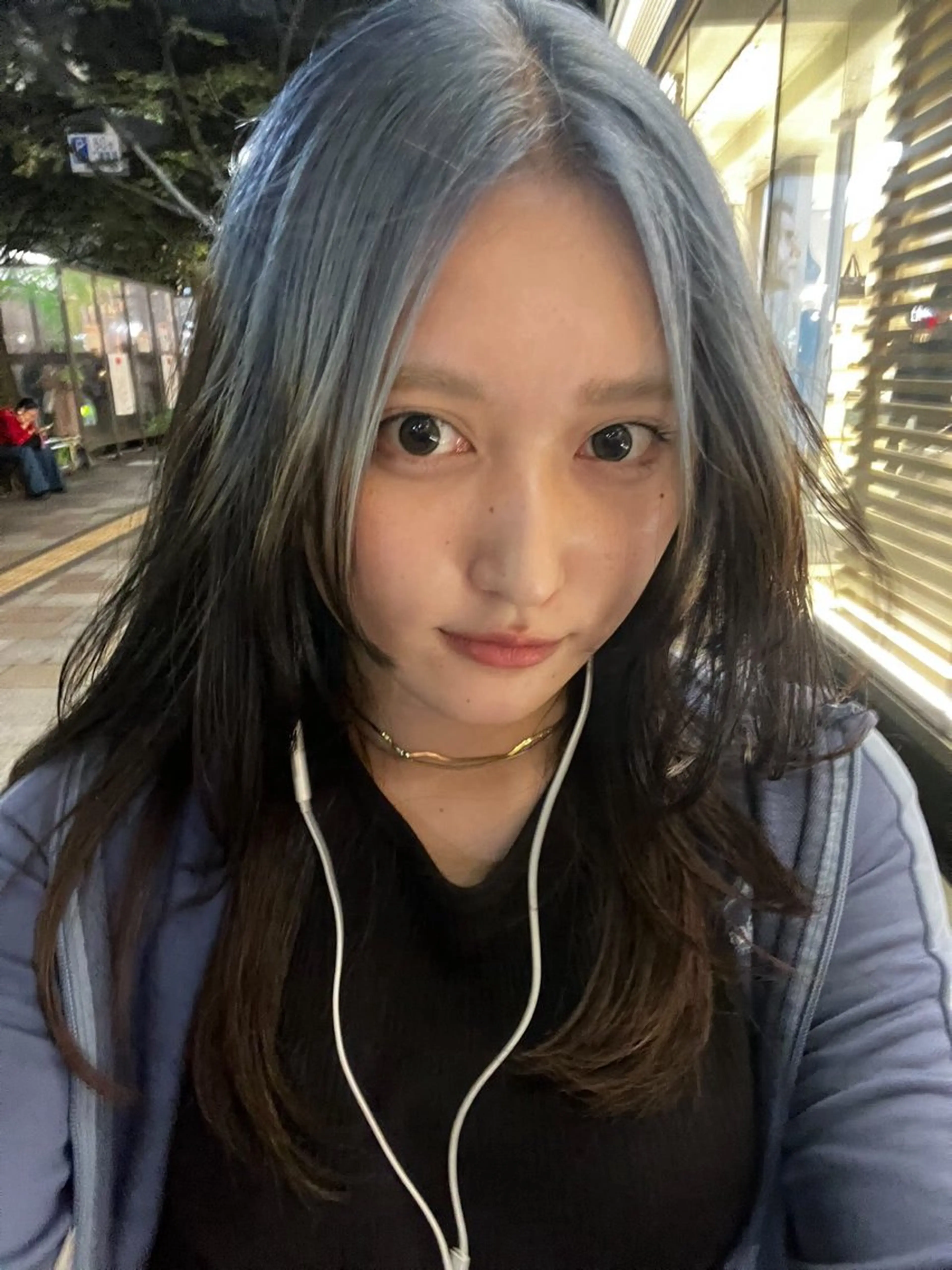 セミロング カラー ブリーチ デザインカラー ハイトーンカラー カット ヘアカラー ウルフ/レイヤー🟠 山本祐輔🟠のヘアスタイル