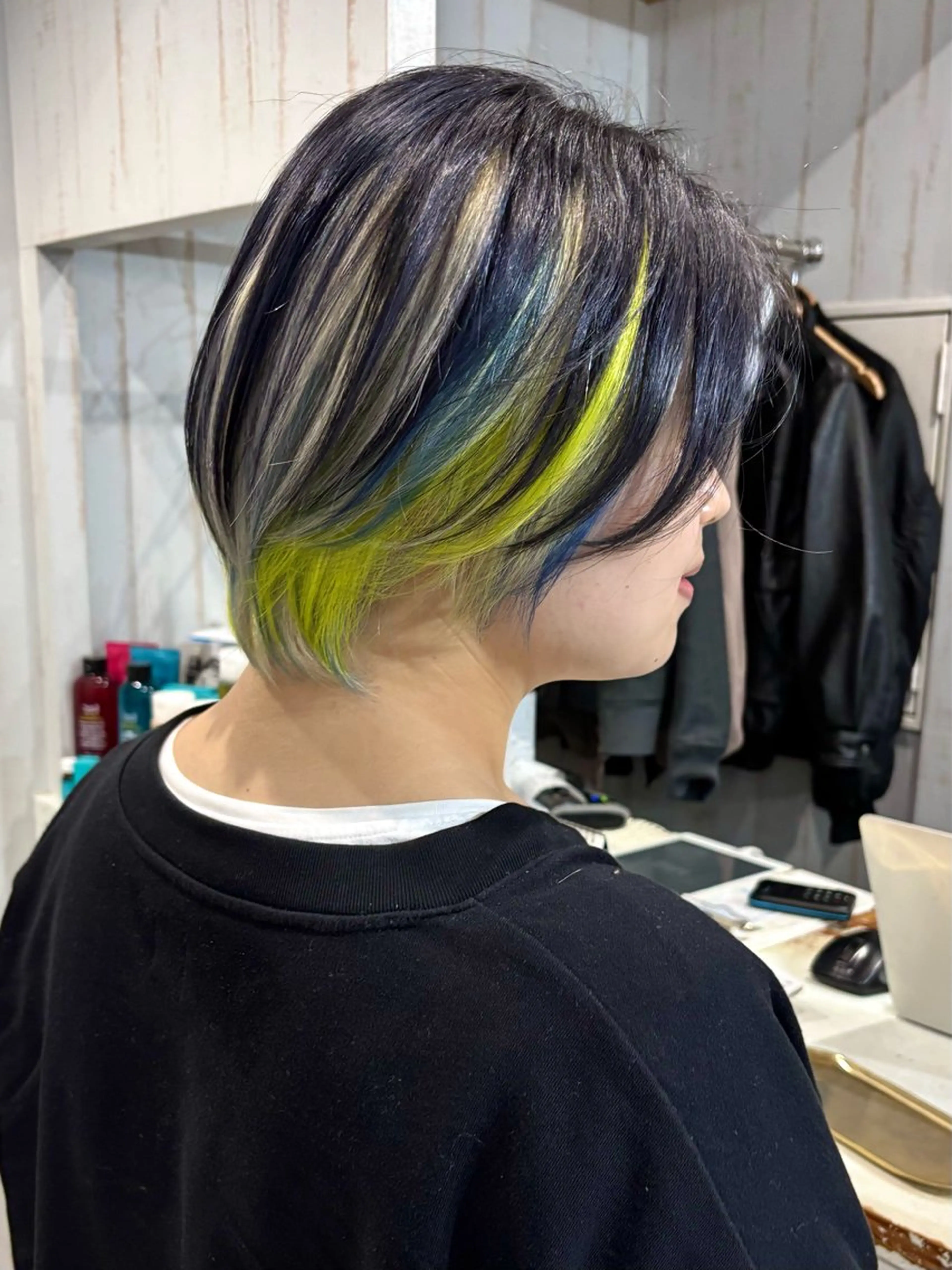 ショート カラー ブリーチ デザインカラー 渋谷デザインカラー 🎀ハイトーンのヘアスタイル