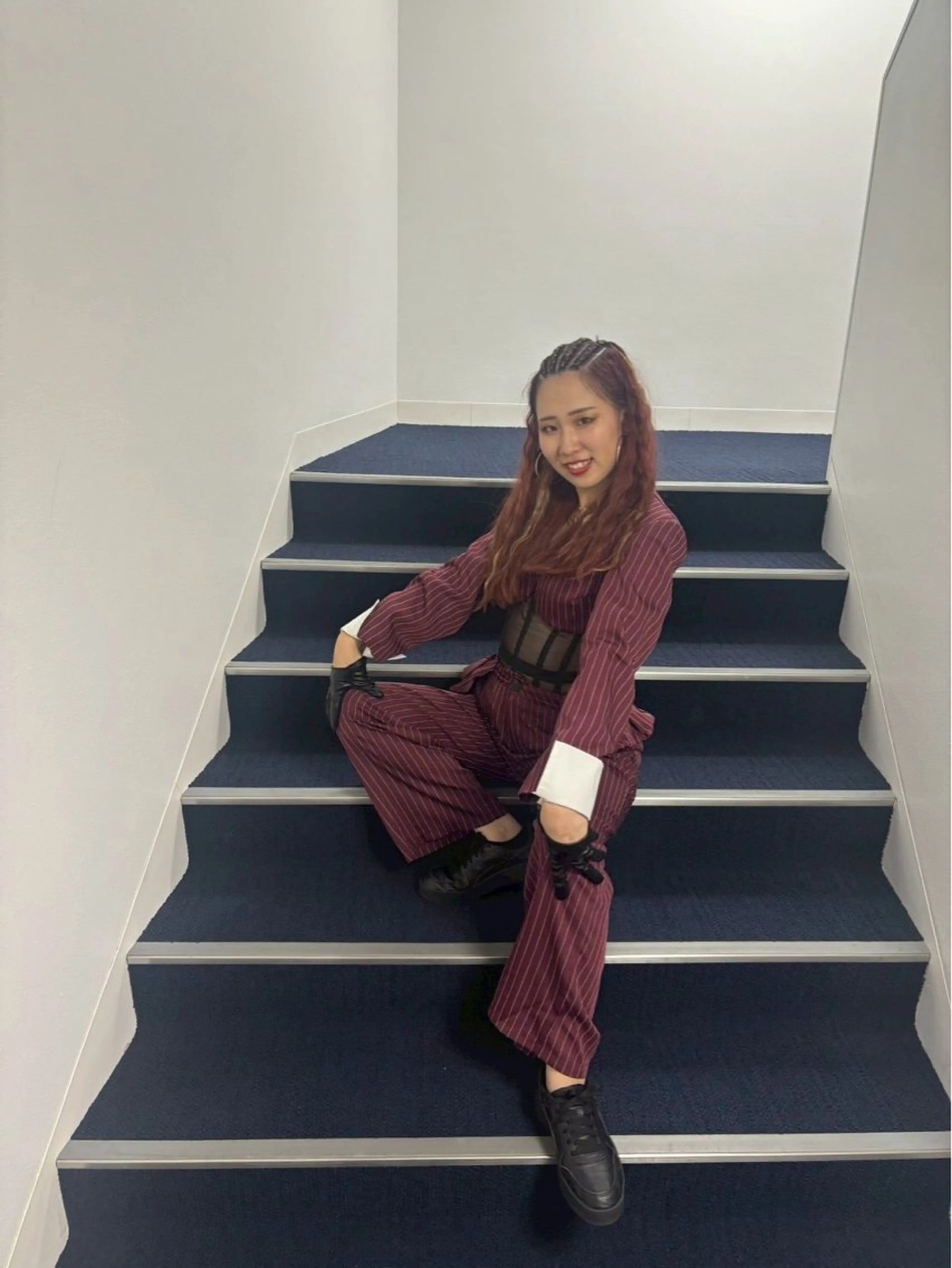 ロング ヘアアレンジ シールエクステ エクステ ヘアセット Crescere所属・小島 凜のヘアスタイル