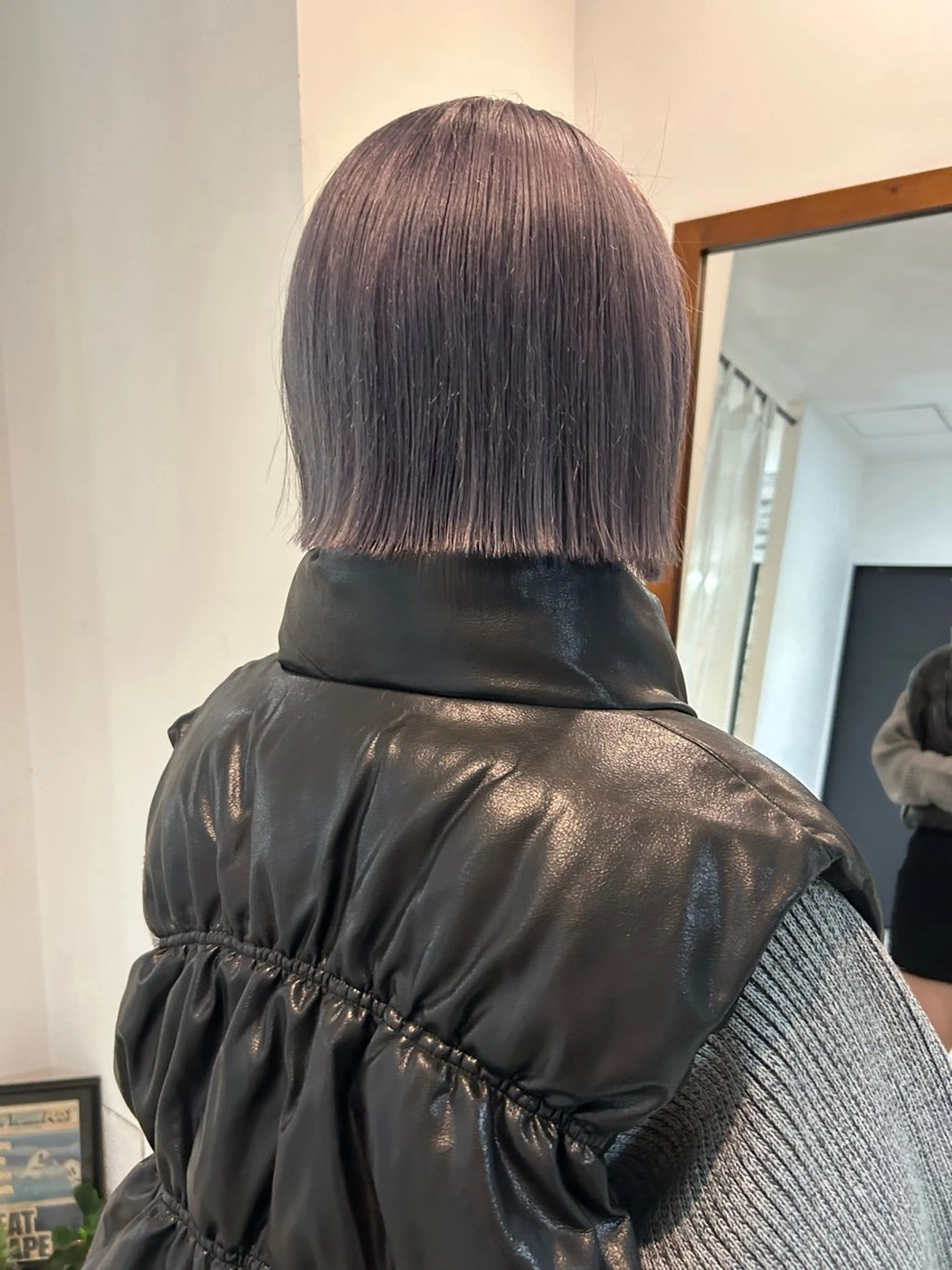 ショート カラー ブリーチ カット ヘアカラー かおん/パーマ \ウルフパーマのヘアスタイル