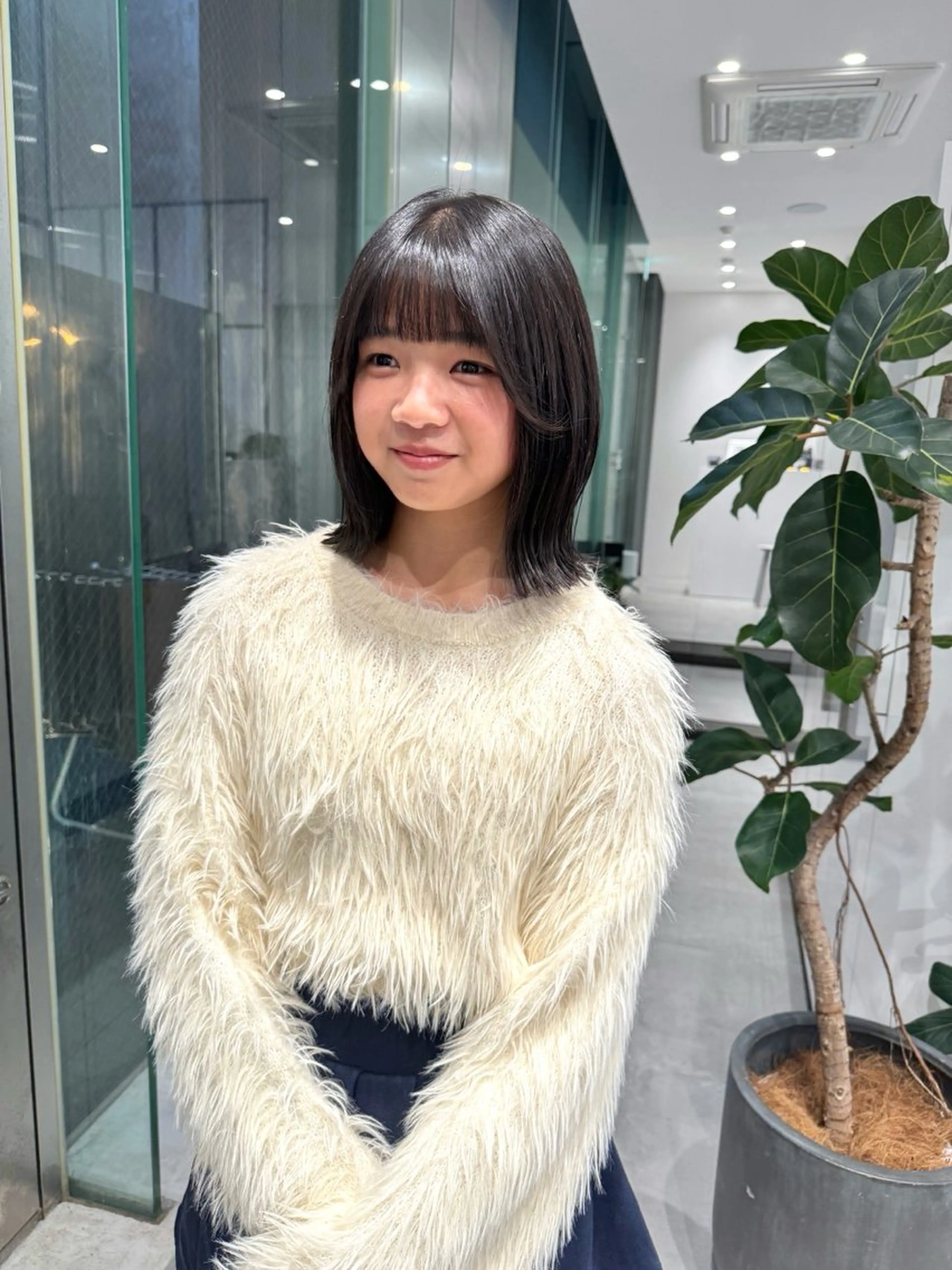 ミディアム カット ひかり／ショート ／似合わせカラーのヘアスタイル