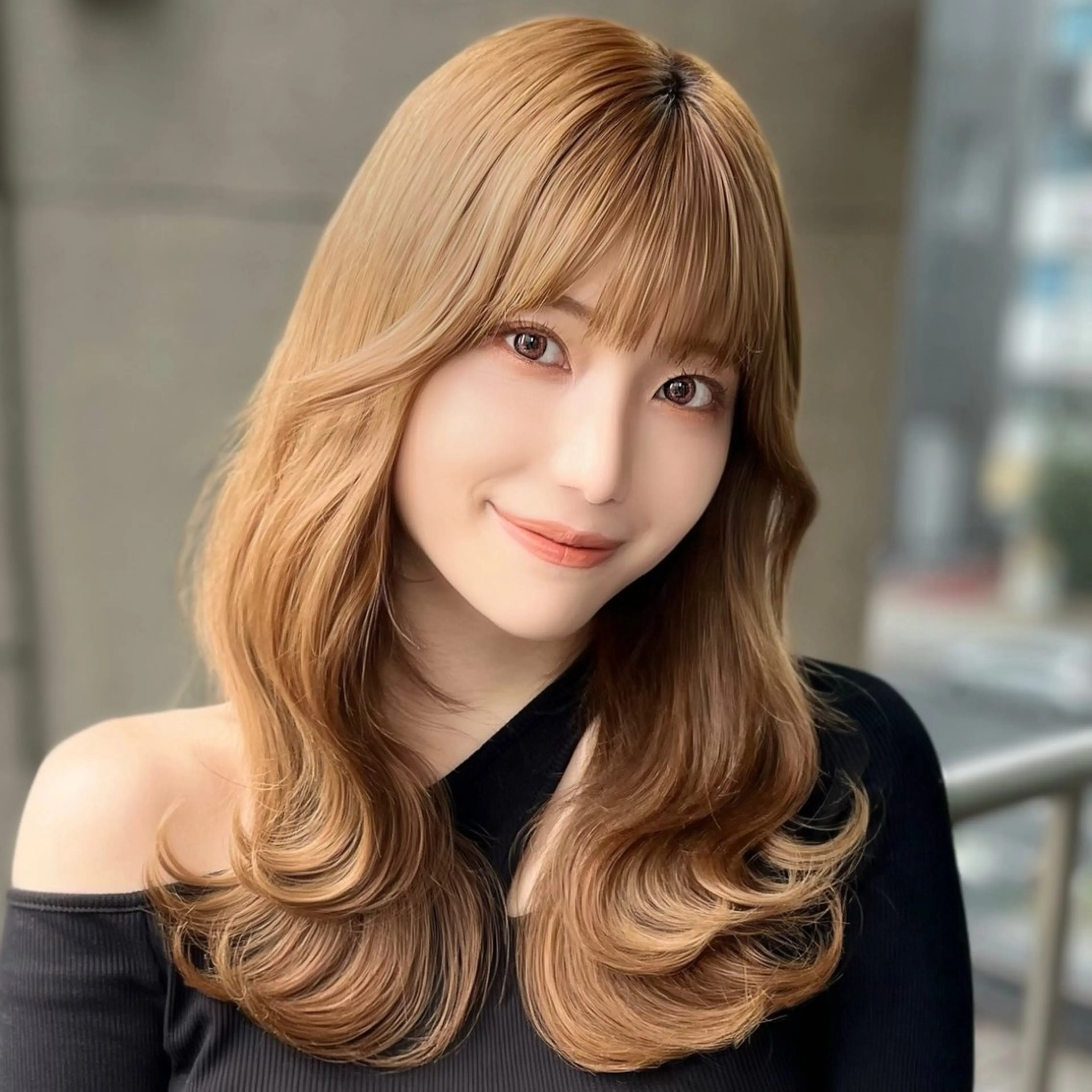 セミロング カラー パーマ ヘアアレンジ メンズ メンズ韓国風 韓国風ヘア レイヤーカット 韓国ヘア×顔まわり 🇰🇷和知拓郎のヘアスタイル