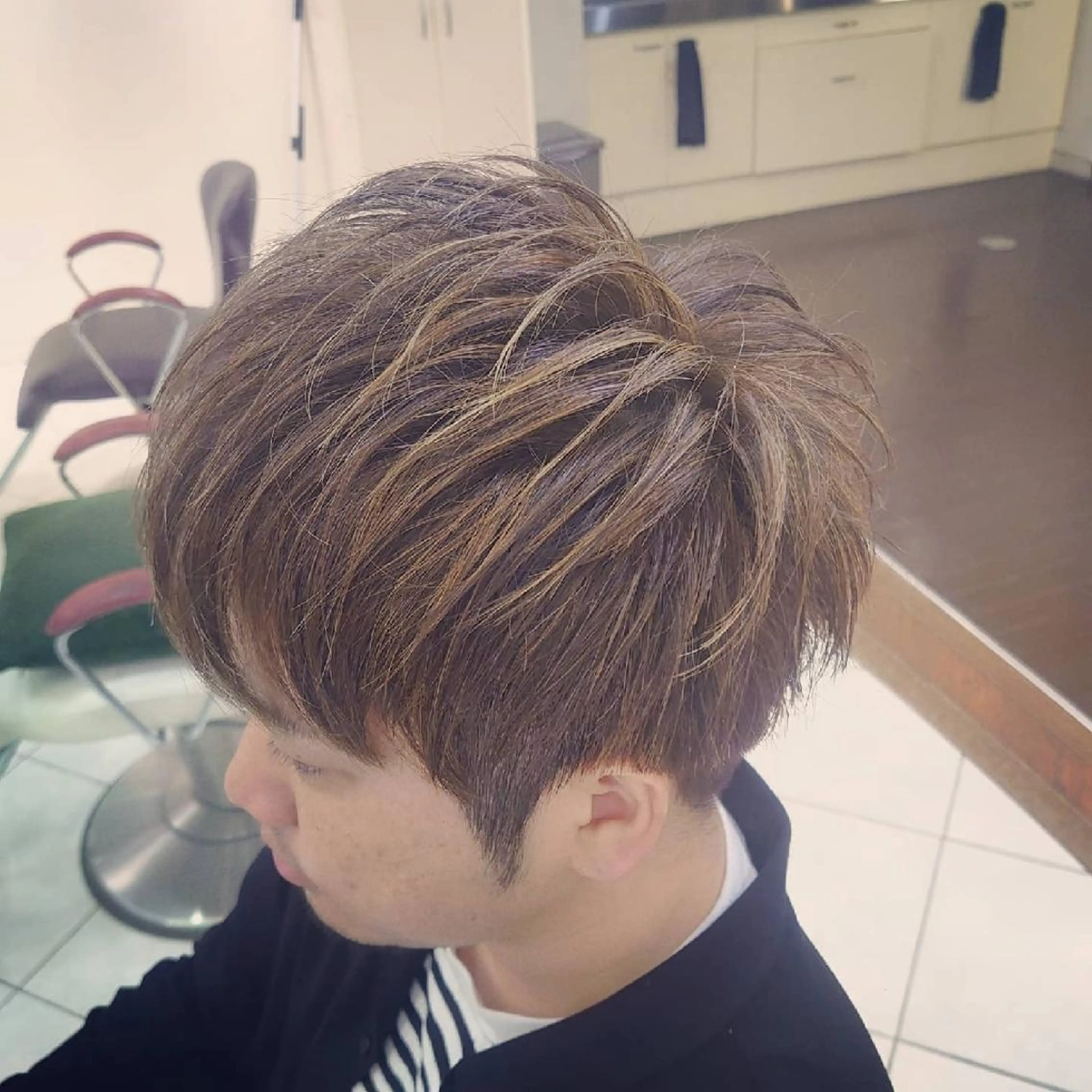 ショート ヘアアレンジ メンズ マッシュ 🐺一ノ瀬 凌 / デザインウルフ🐺のヘアスタイル