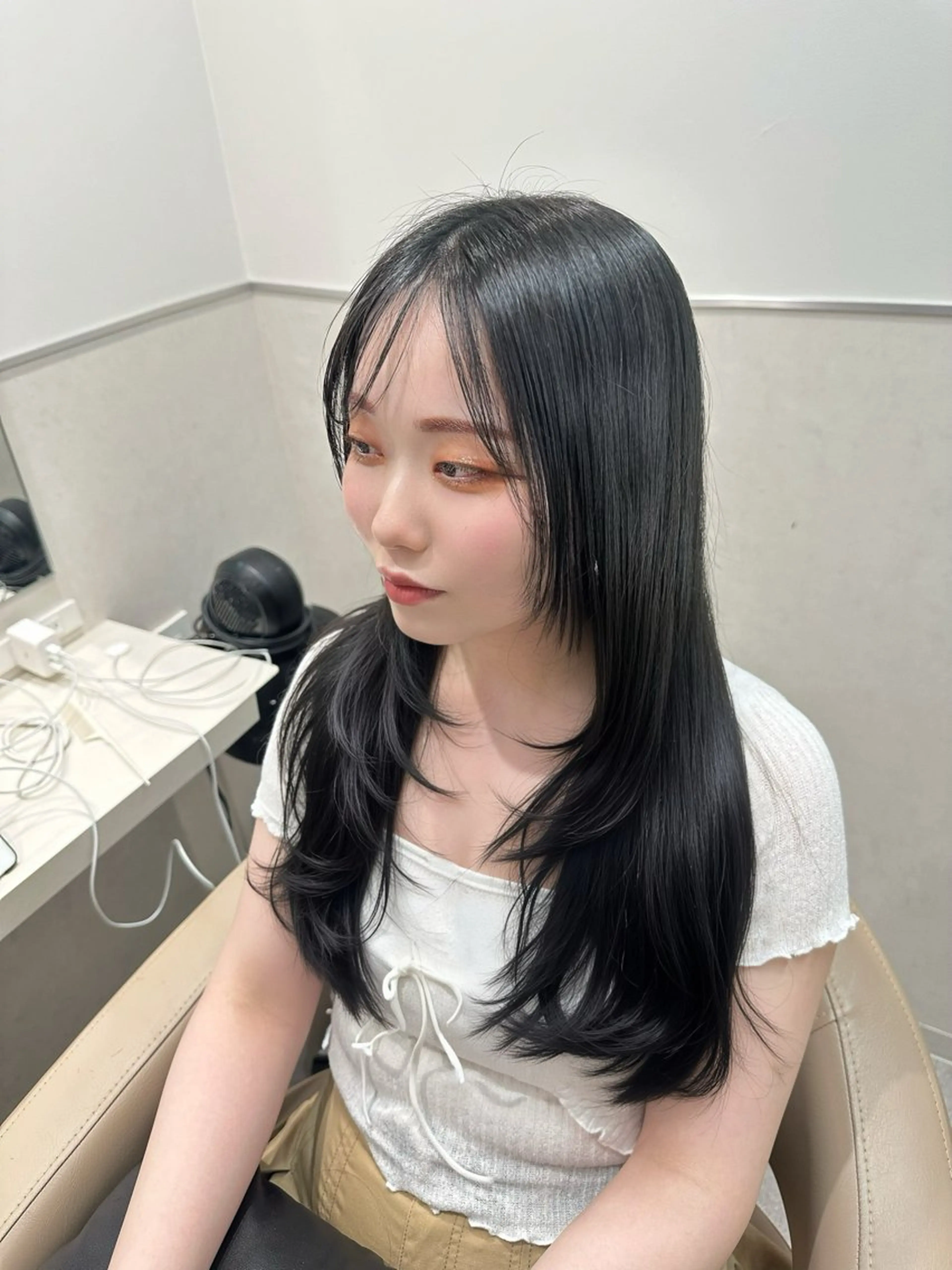 ロング カラー カット ヘアカラー SALOWIN 宇田川店所属・ブリーチなしトレンド SHUSAKUのヘアスタイル