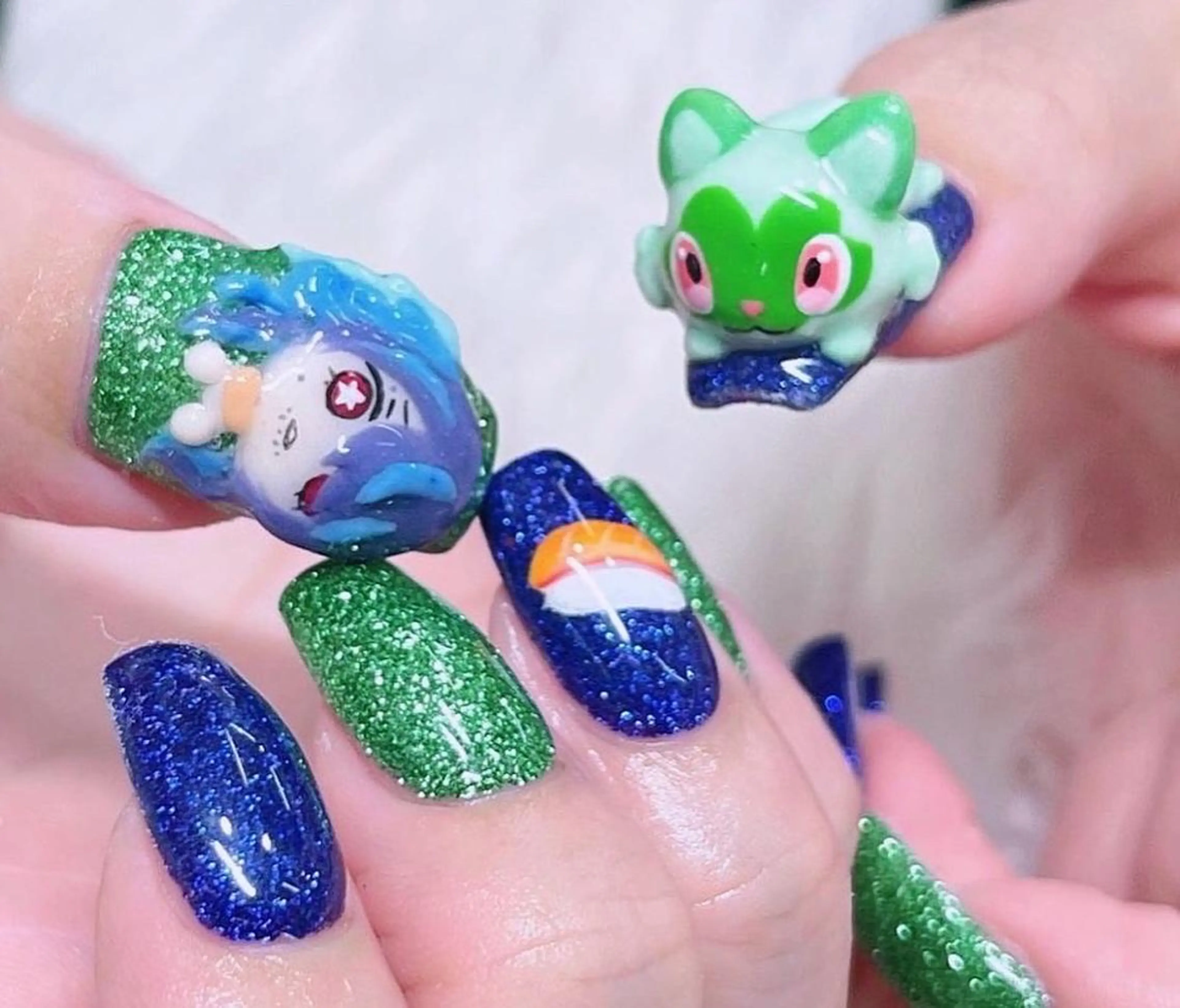ネイル 成人式 スカルプネイル NAILSGOGO shibuyaのネイルデザイン