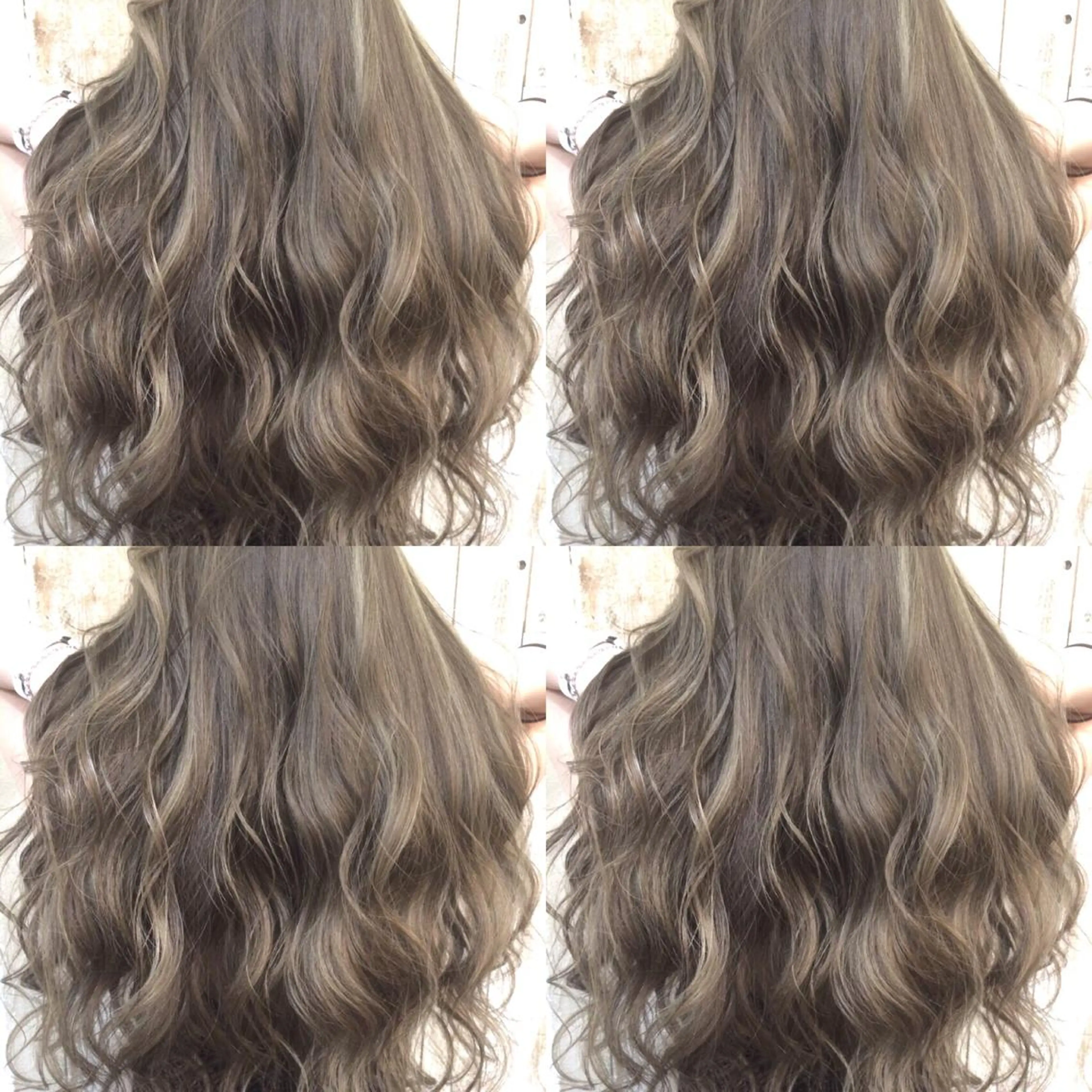 ロング カラー バレイヤージュ レイヤーカット 井上 一平のヘアスタイル