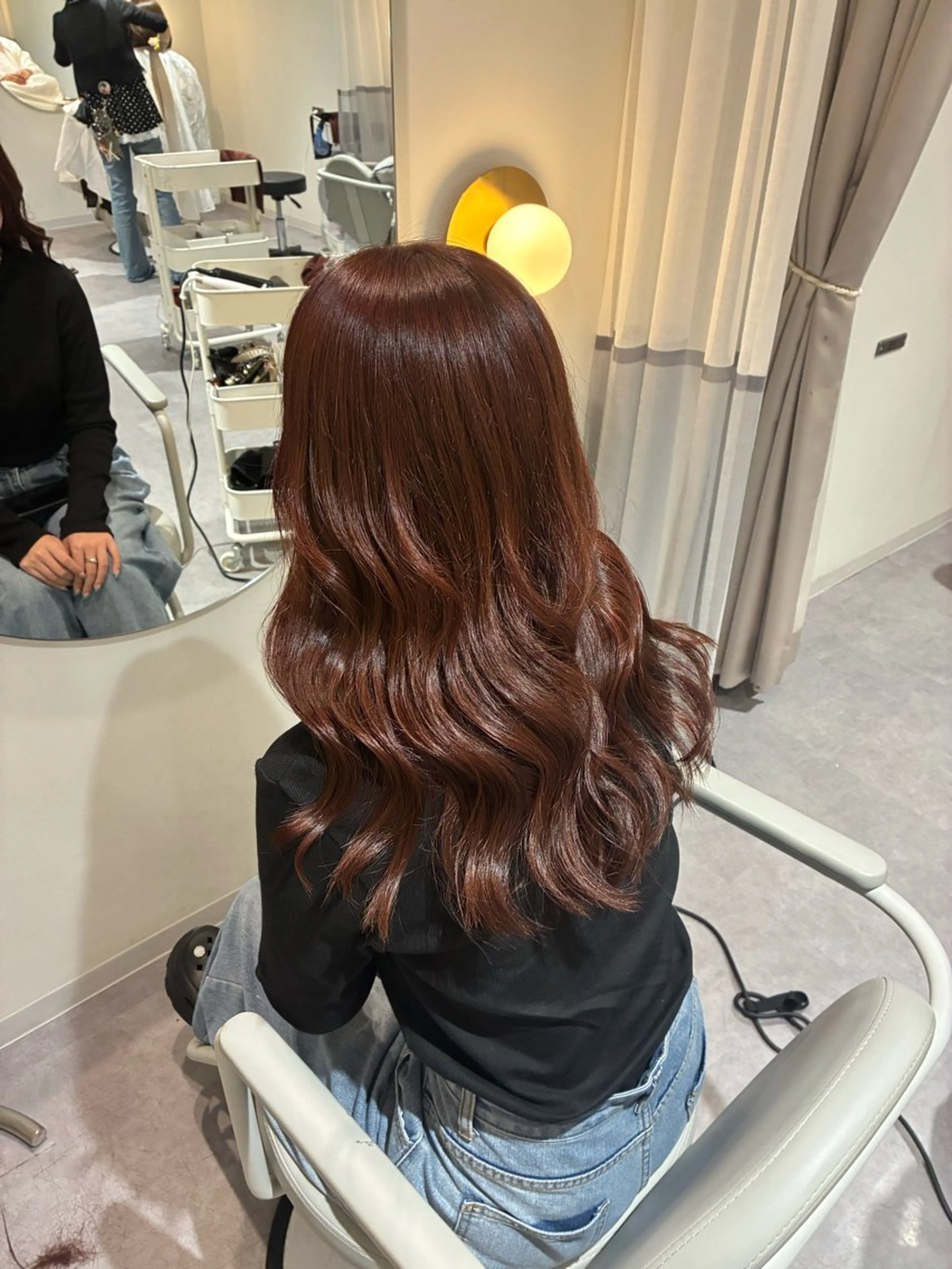 カラー 石井綾華🩰10月 カットモデル無料のヘアスタイル