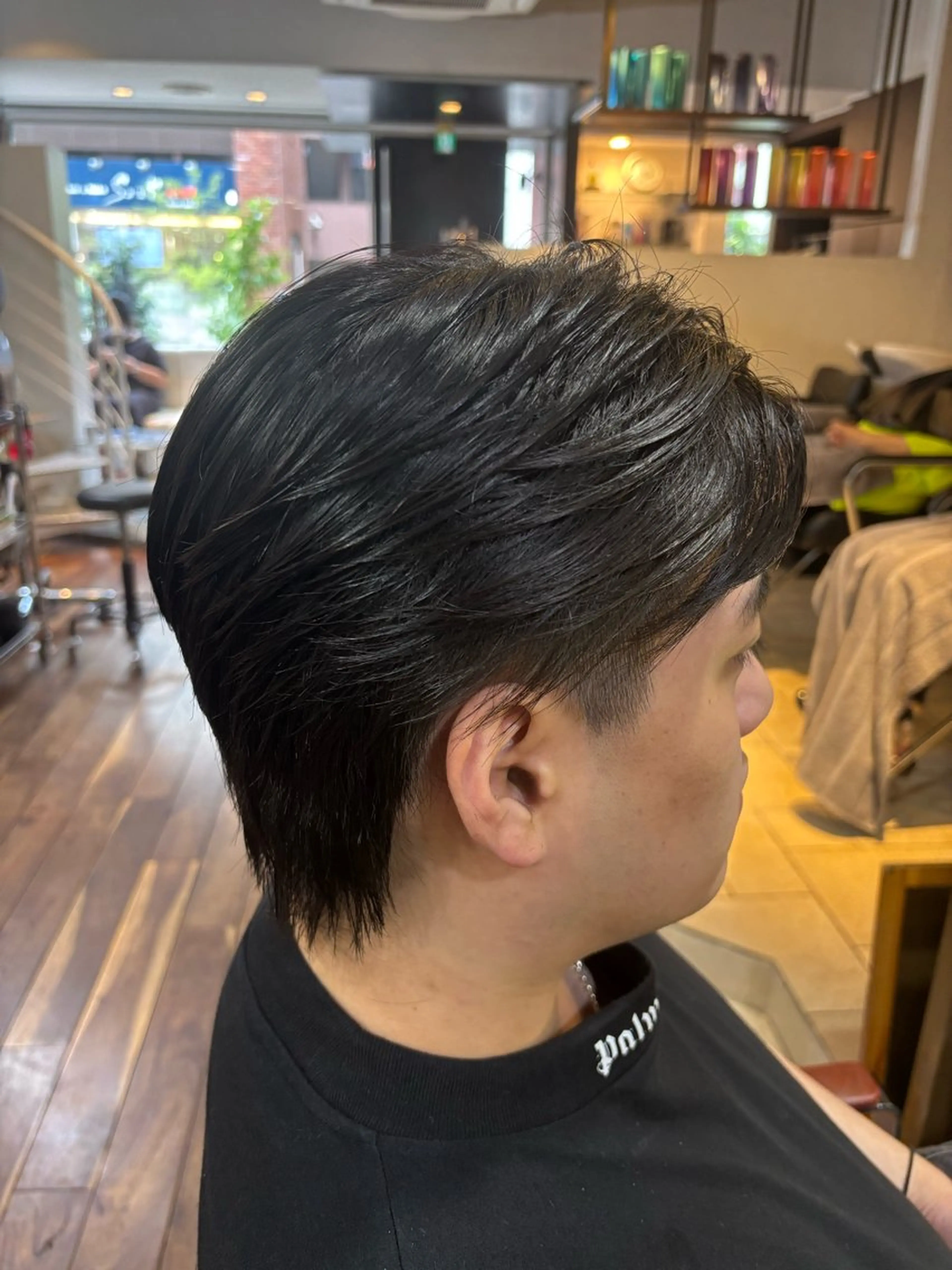 メンズ センターパート HAIR&MAKE SeeK 八王子店所属・🩶韓国ヘア / メンズ🩶フウカのヘアスタイル