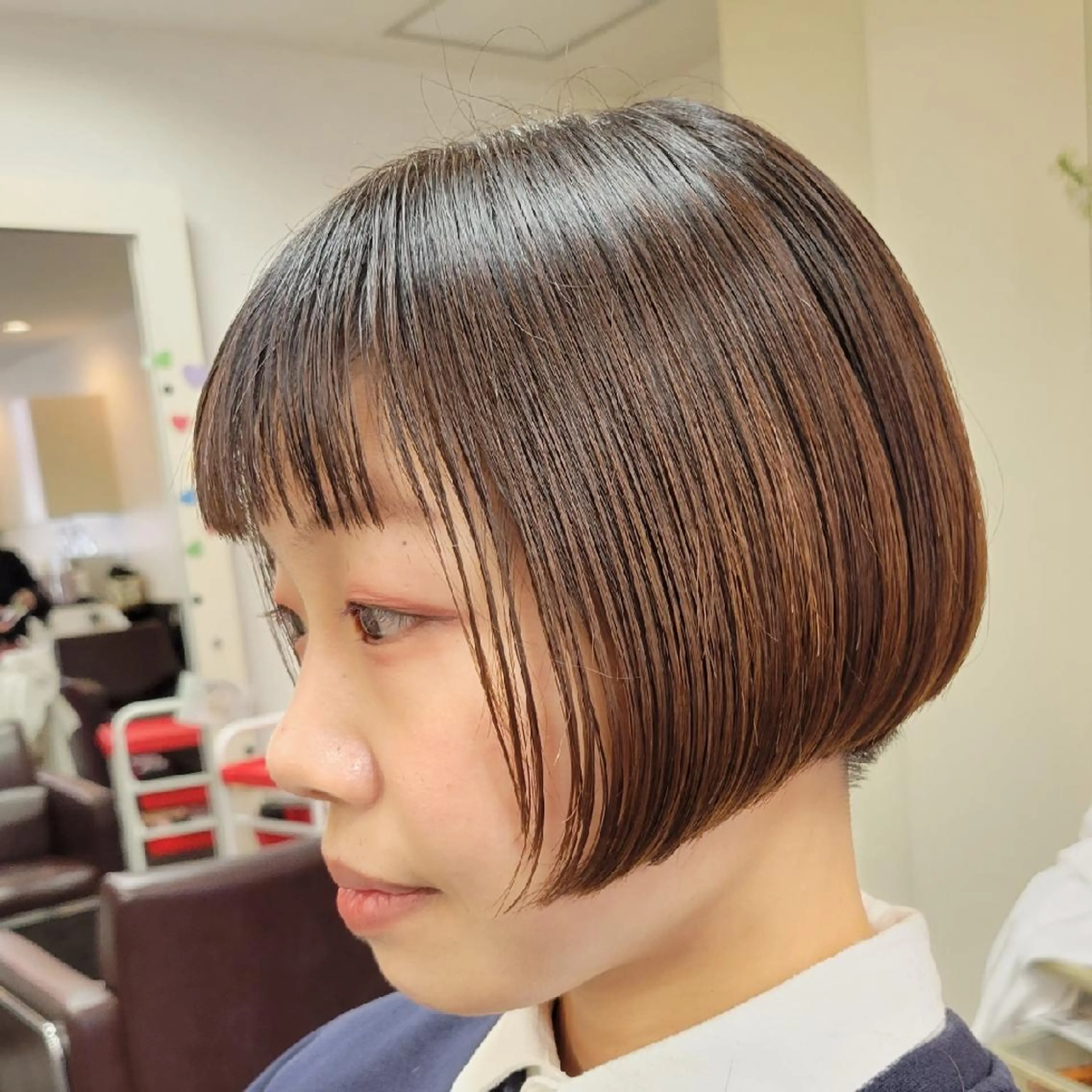 ショート ボブ カット ヘッドスパ 遠藤 史秋のヘアスタイル