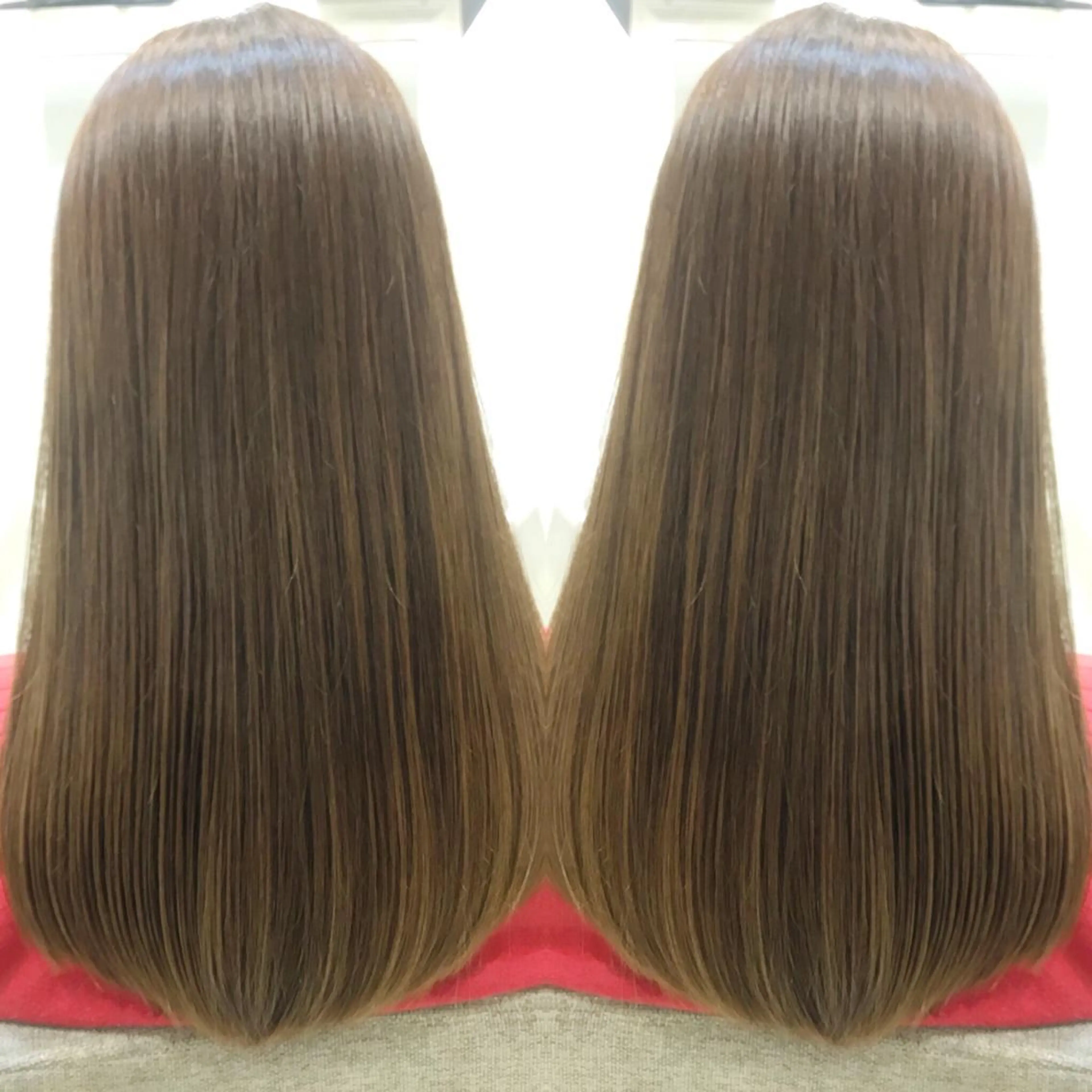 【髪質改善】透明感リタッチカラー（全体+¥1,100)＋オージュアトリートメントの写真