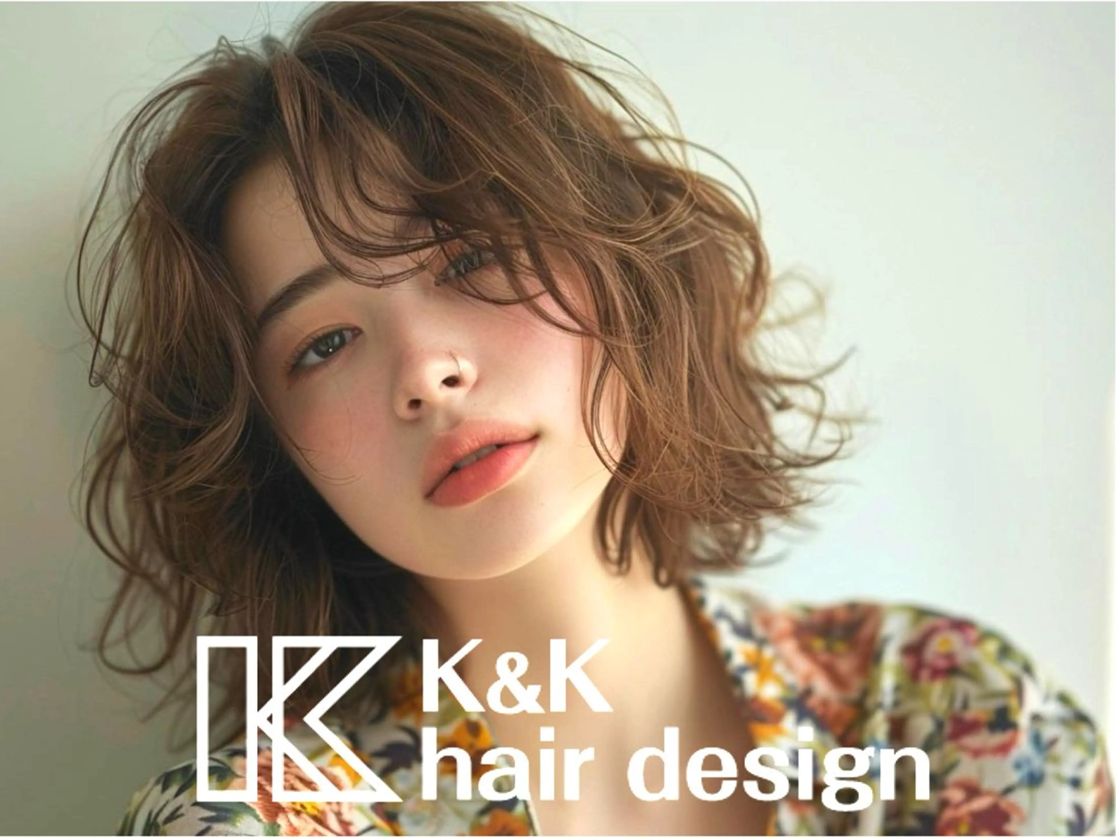 ミディアム カラー カット ヘアカラー トリートメント 近藤 弘基　ブリーチ /レイヤーカットのヘアスタイル