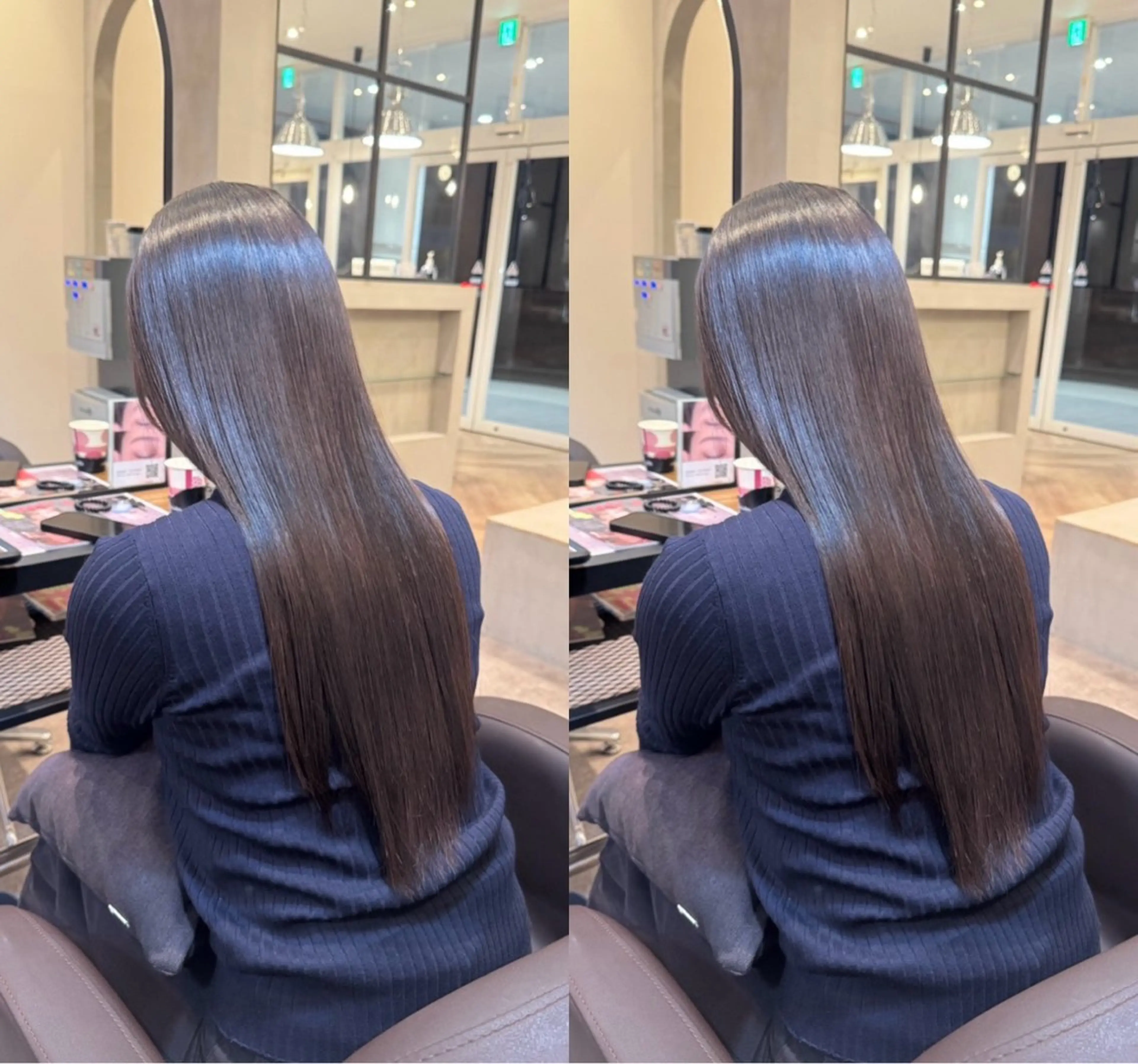 【平日限定】🏝️高濃度水素ULTOWA×カラー×前髪カット &スパ🏝️       #髪質改善の写真