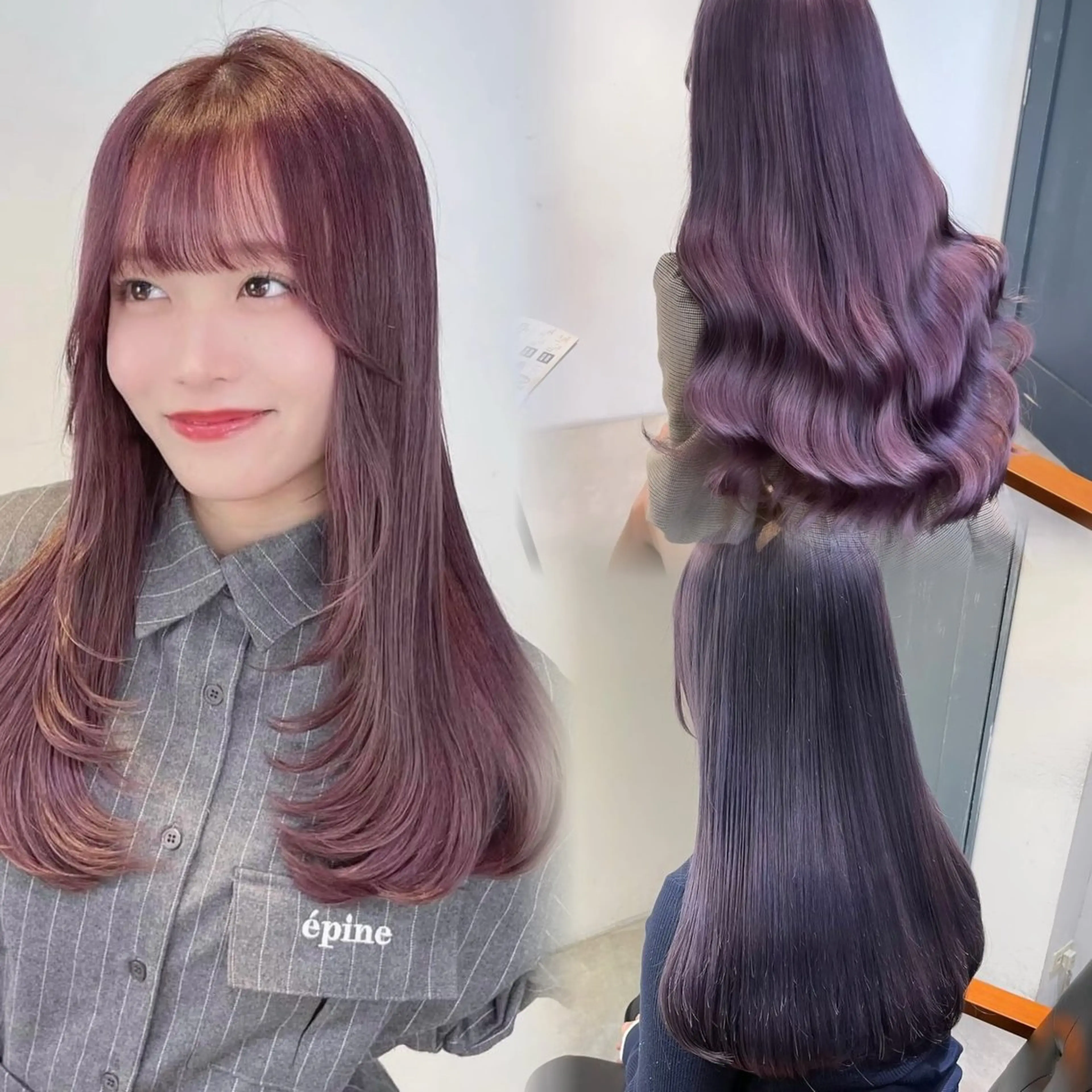セミロング はるか🌷💝まつパ ✨韓ドル風束間まつげのマツエク・マツパデザイン