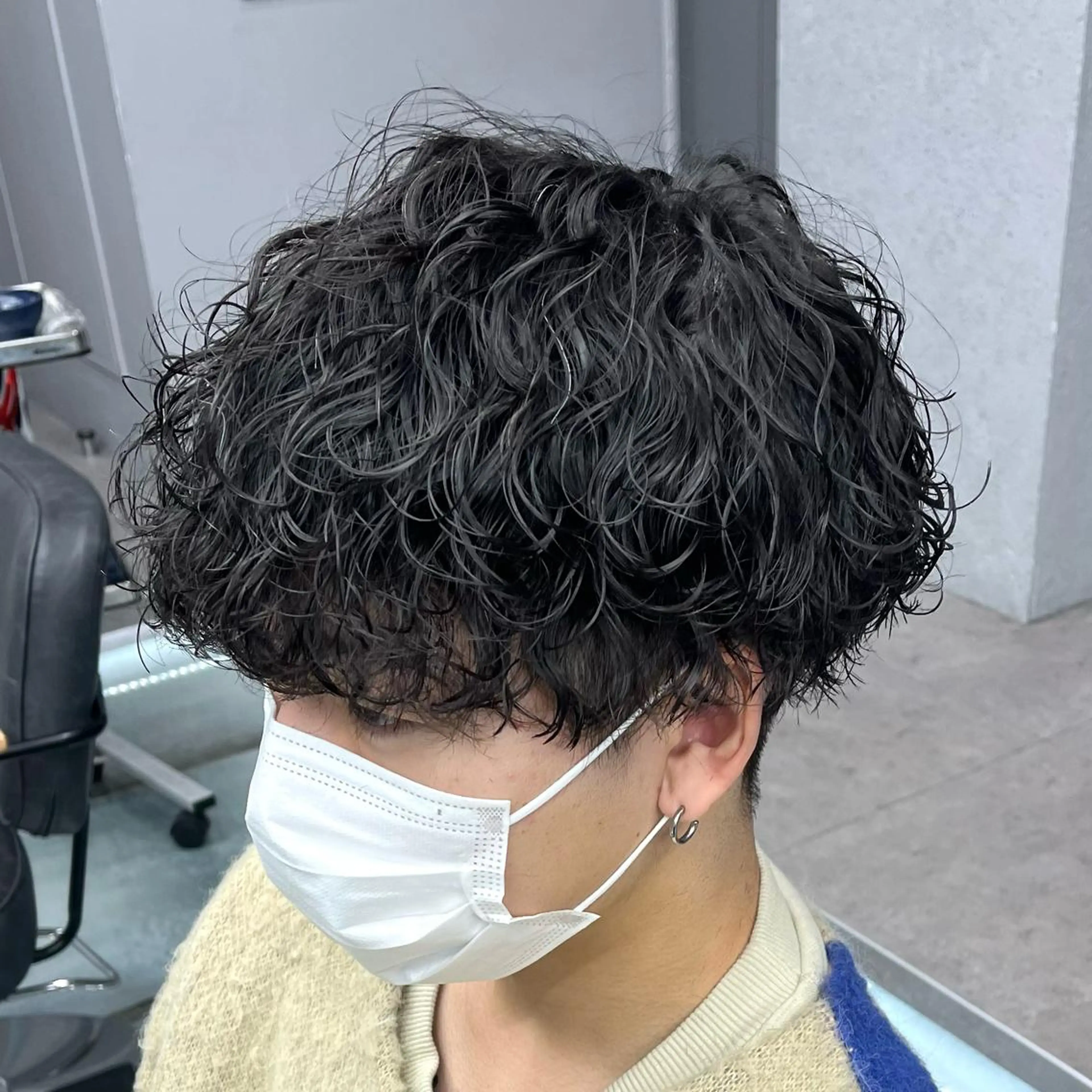 パーマ メンズ カット パーマ メンズパーマ•ネイル /シホミのヘアスタイル
