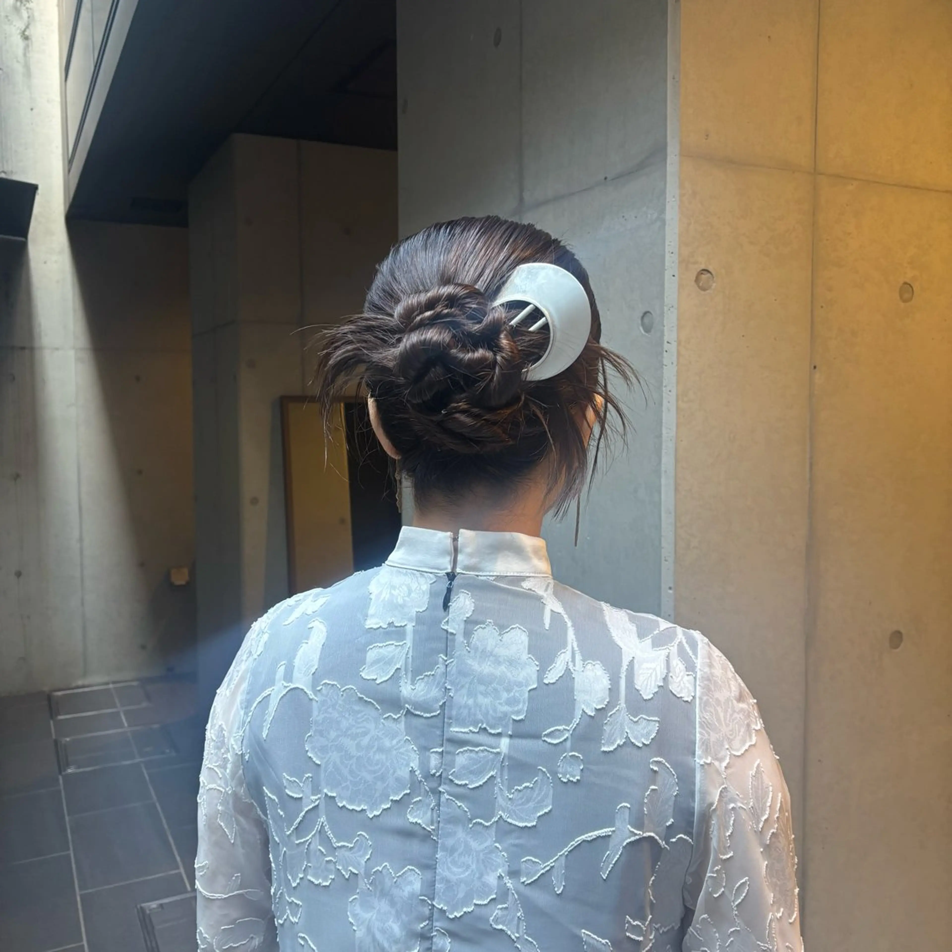 セミロング ヘアアレンジ ヘアセット 〖❁田尻千尋| LEONID❁〗のヘアスタイル