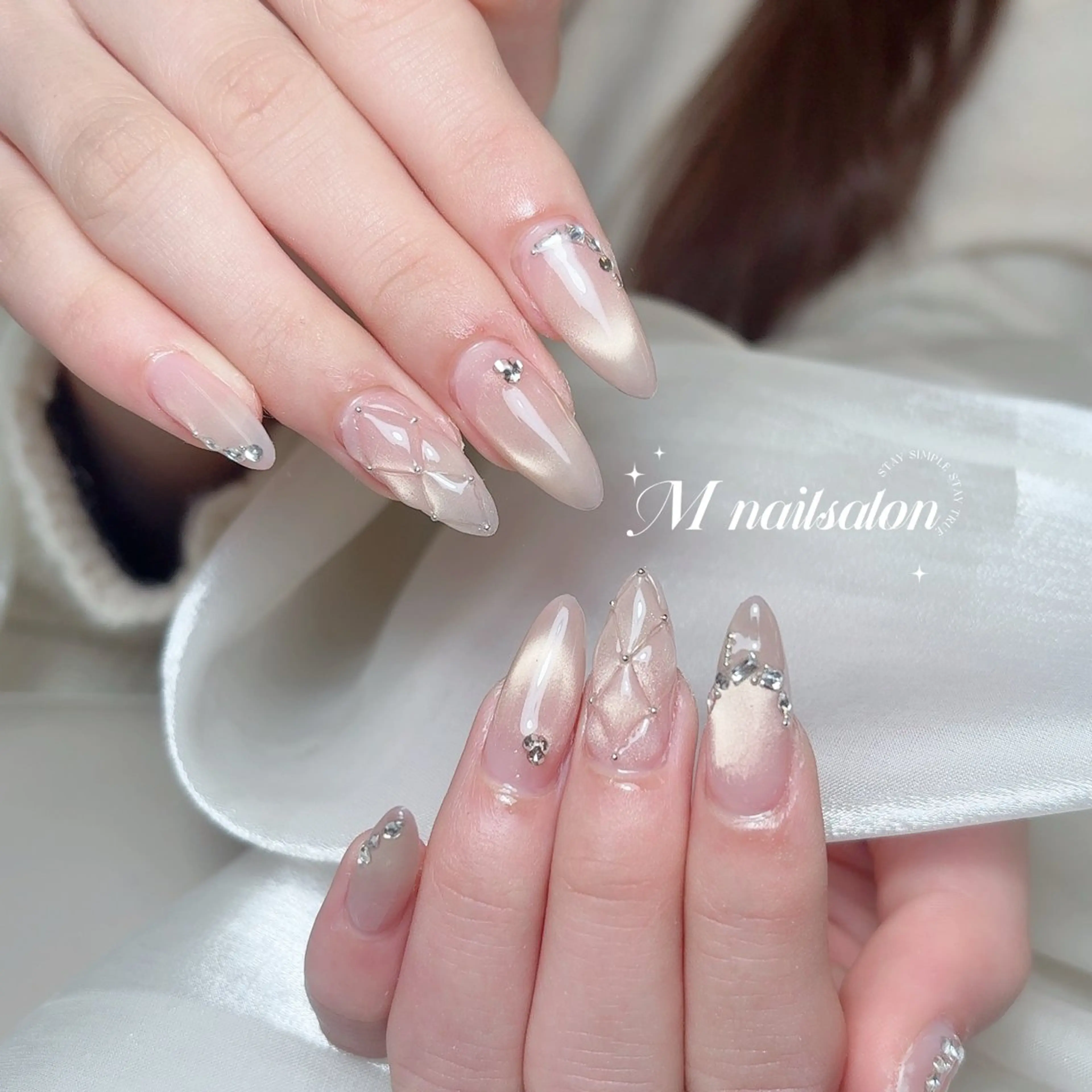 ネイル M🌷nail 長さだし専門店のネイルデザイン