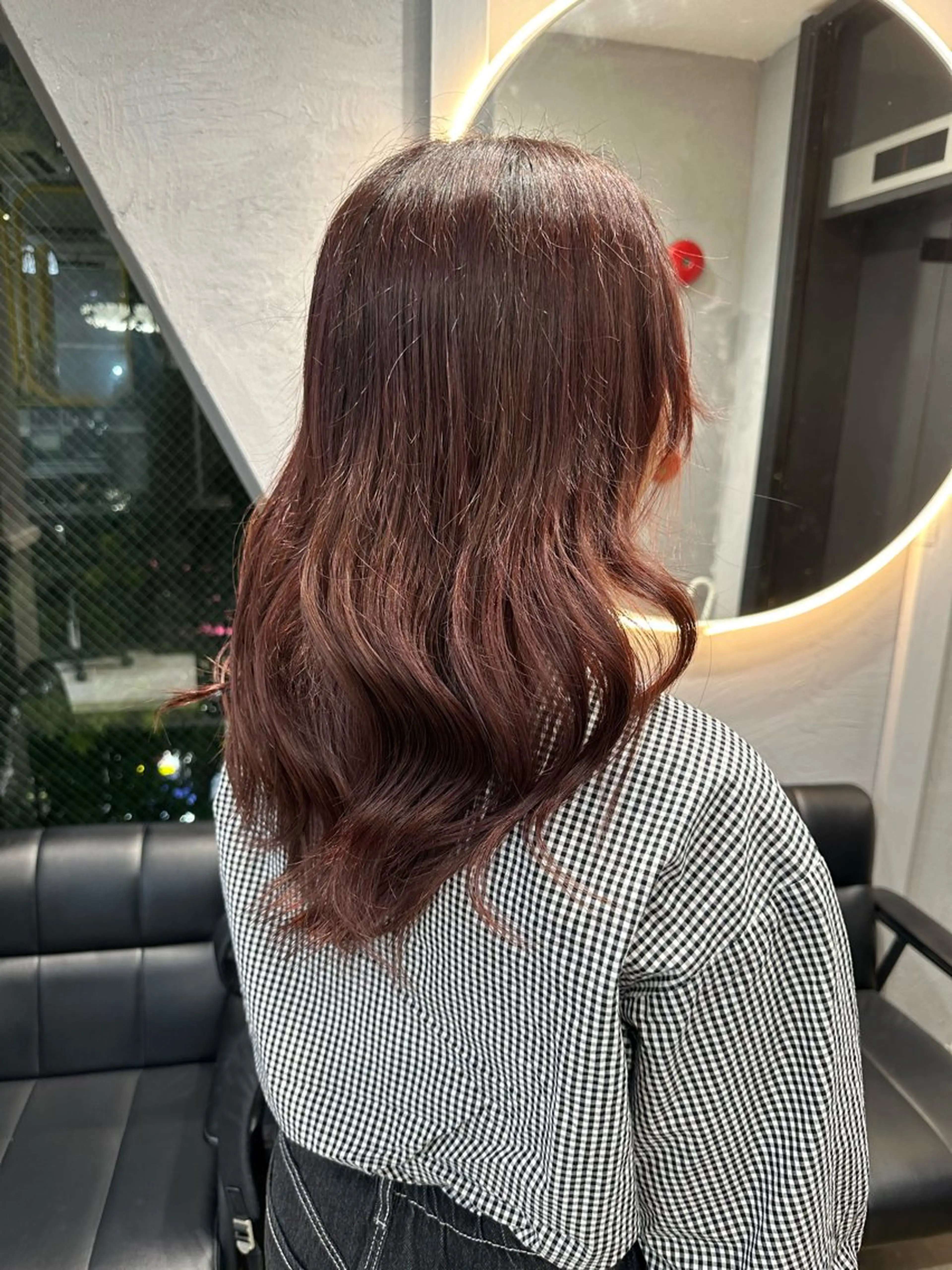 ミディアム カラー 縮毛矯正 NATSUMI 🌹のヘアスタイル