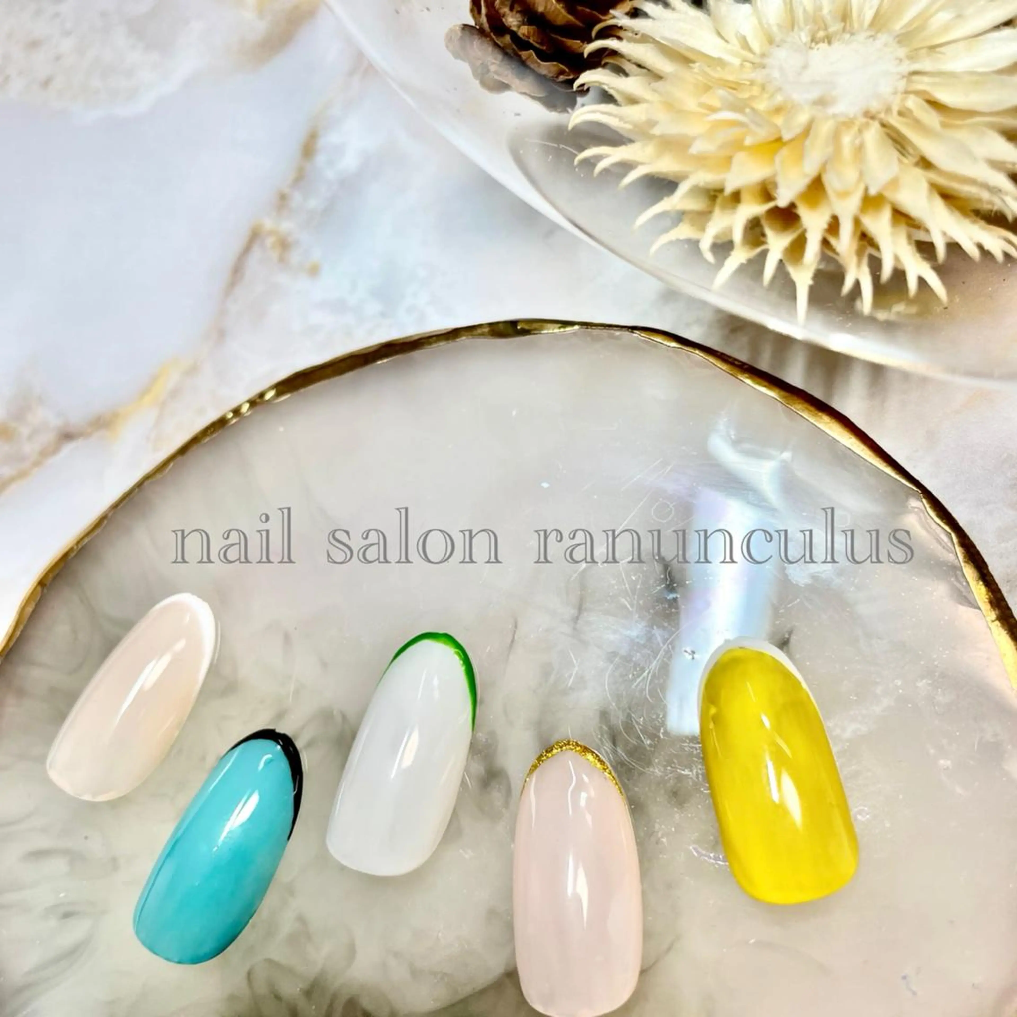 ネイル ハンドネイル nailsalon ranunculusのネイルデザイン